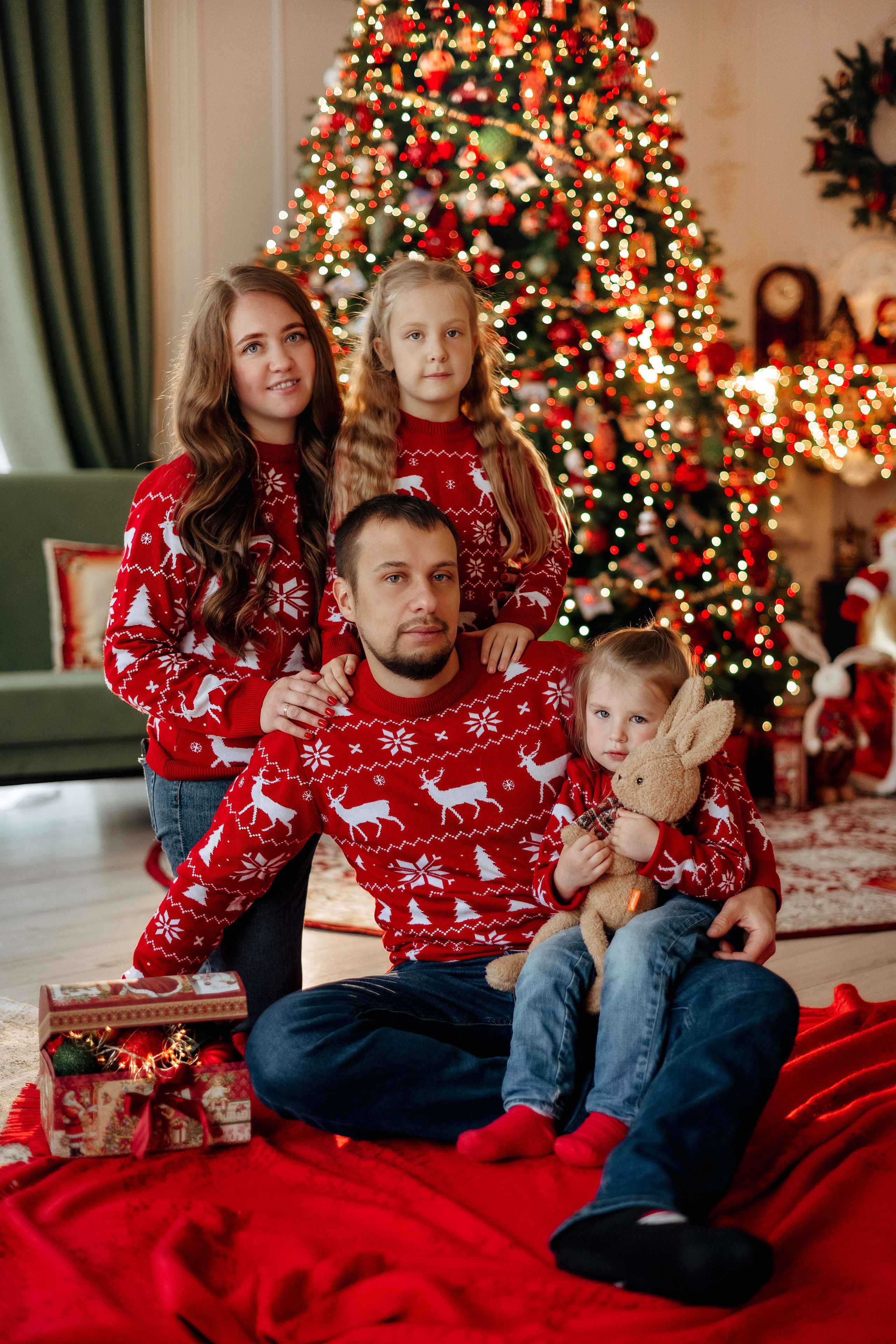 Семейный Новый Год. Свадебный, семейный и детский фотограф в Москве и области
