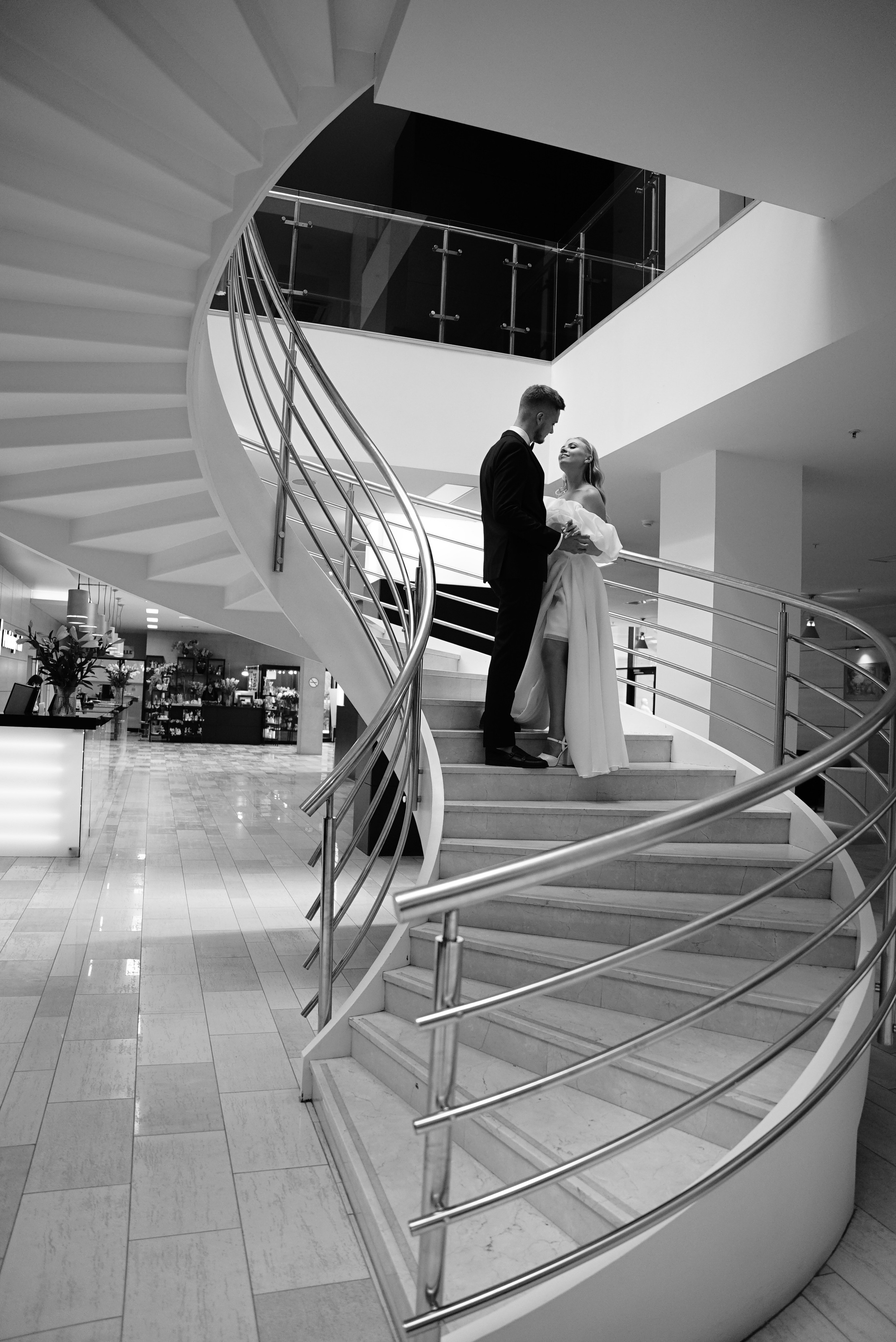 Никита и Галина чб. Свадебный фотограф в Самаре Анна Ковалева