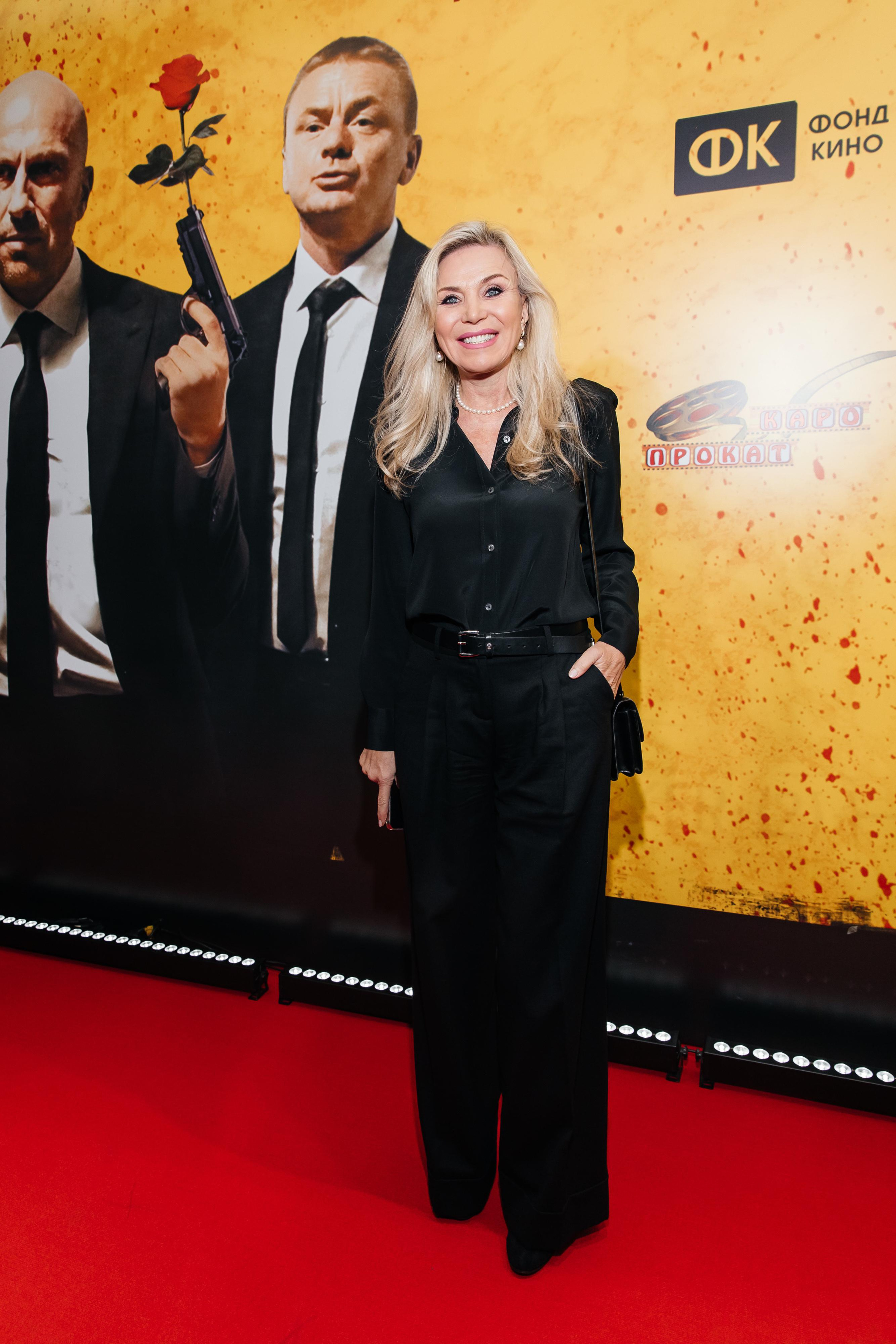 Марина Юдашкина на премьере фильма Бумеранг в Москве