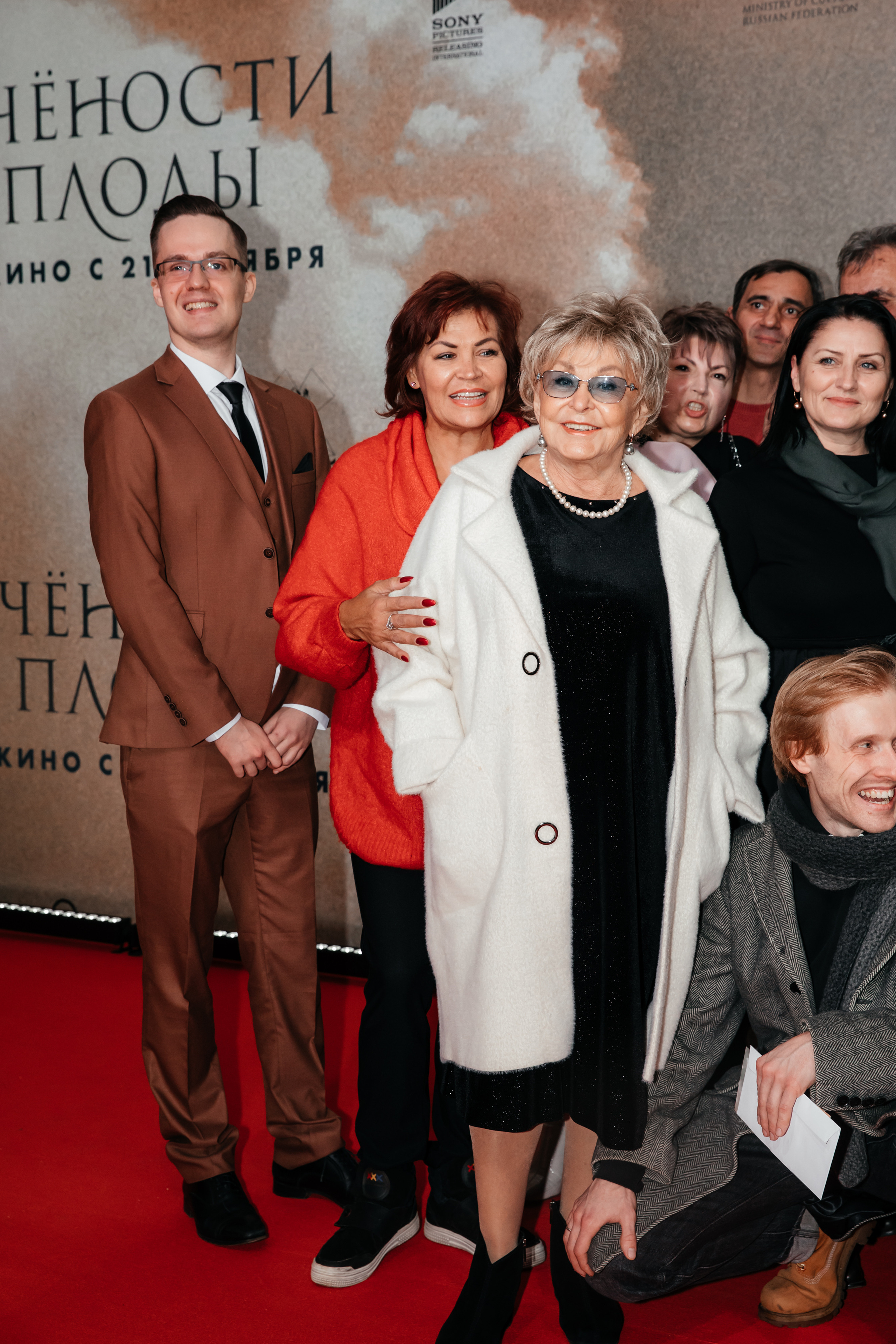 Ангелина Вовк на премьере фильма Учености плоды в Москве