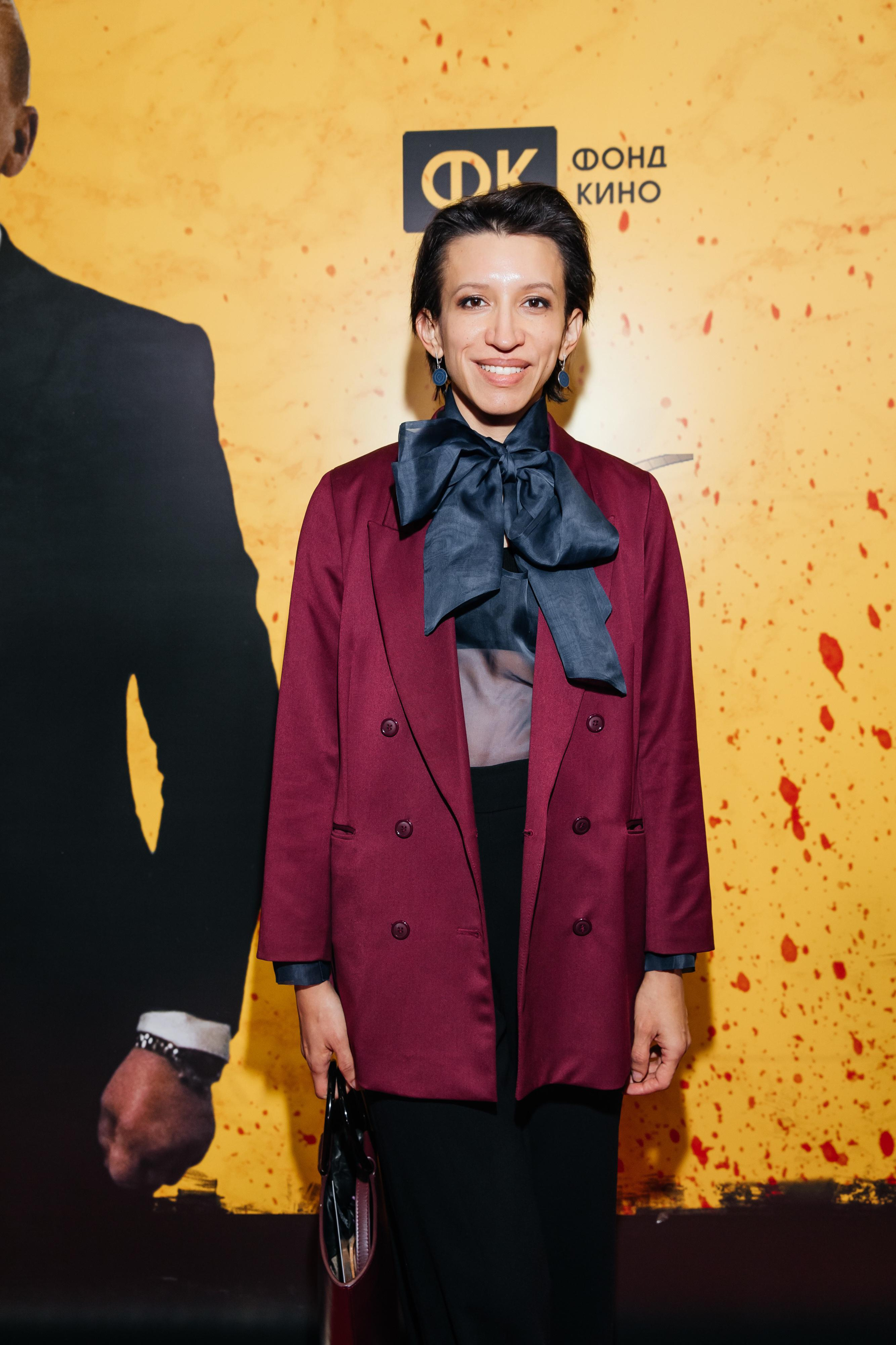 Елена Борщева на премьере фильма Бумеранг в Москве