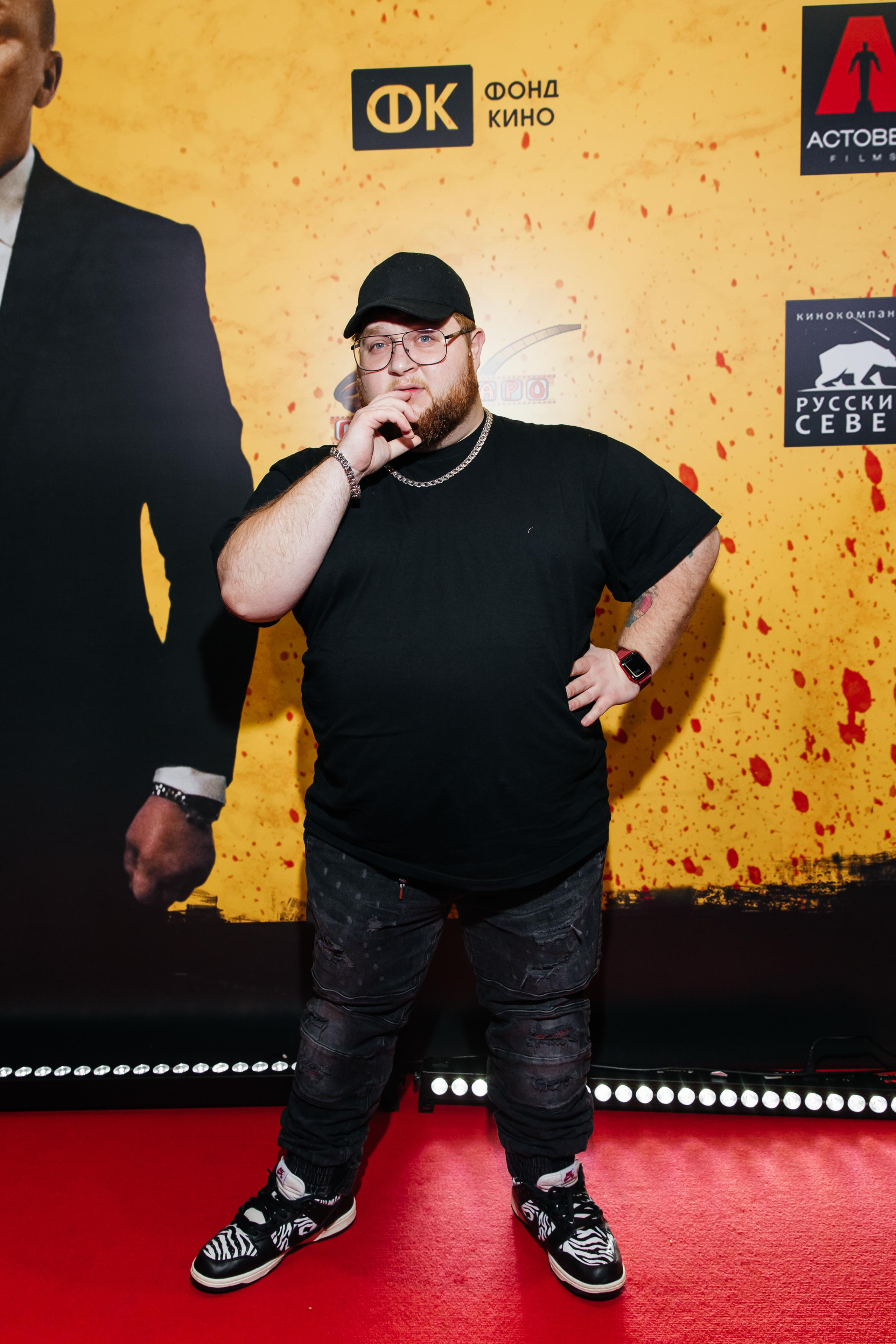 Дмитрий Красилов на премьере фильма Бумеранг в Москве