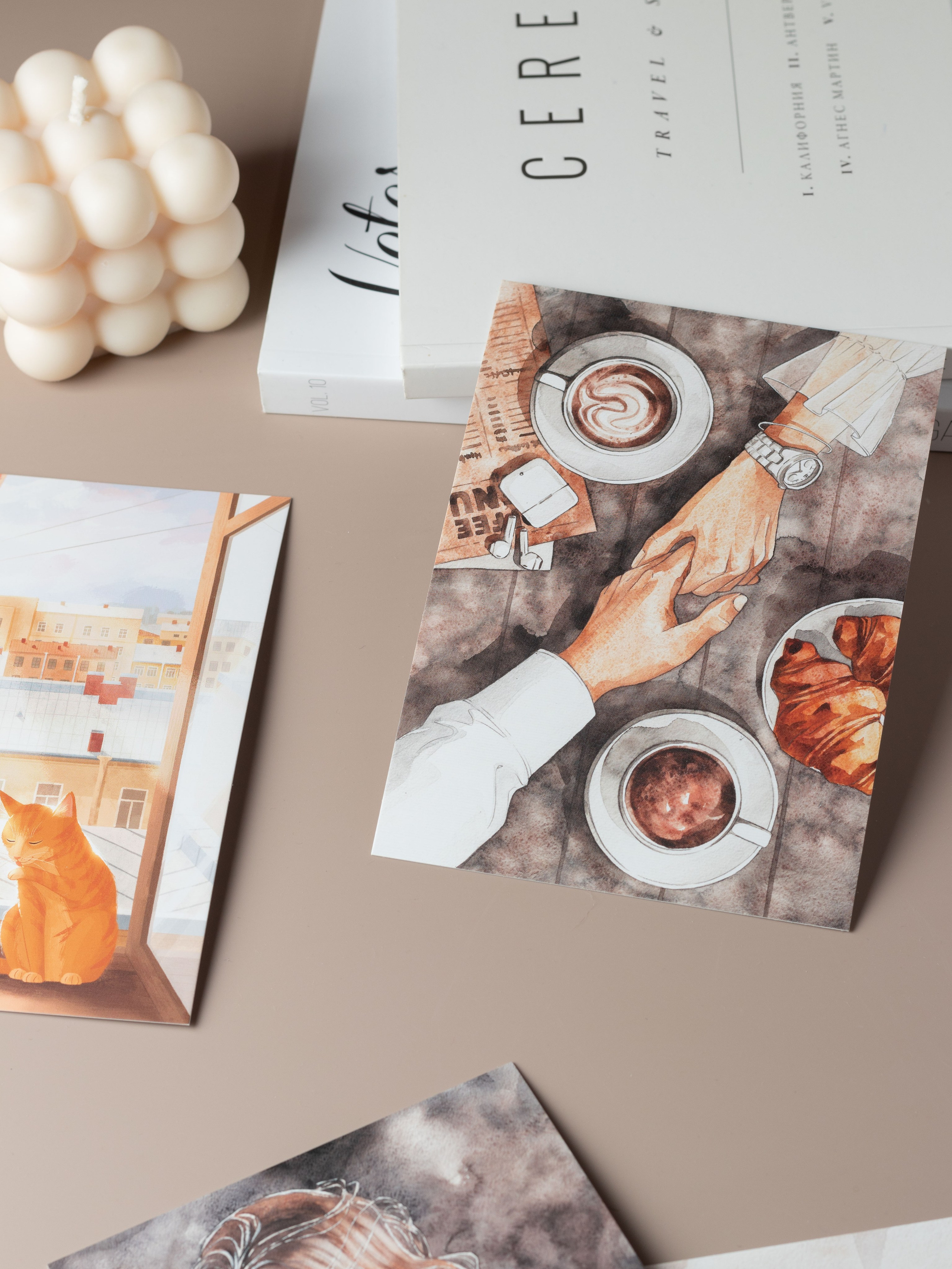 Открытки Moonpost. Предметный фотограф Северова Екатерина | Профессиональная предметная съёмка фото и видео в Санкт-Петербурге