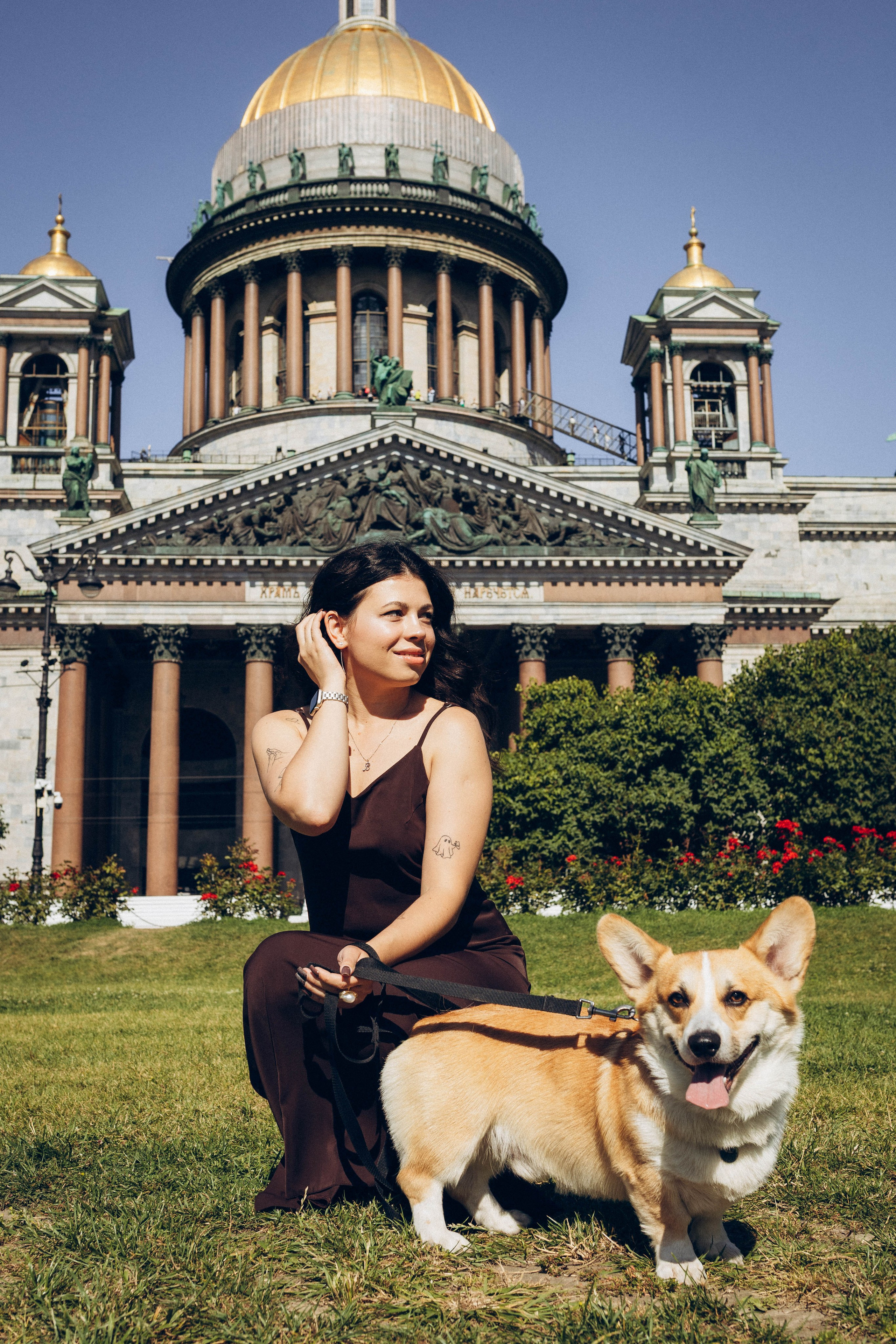Фотосессия с собакой. Фотограф в Санкт-Петербурге Полина