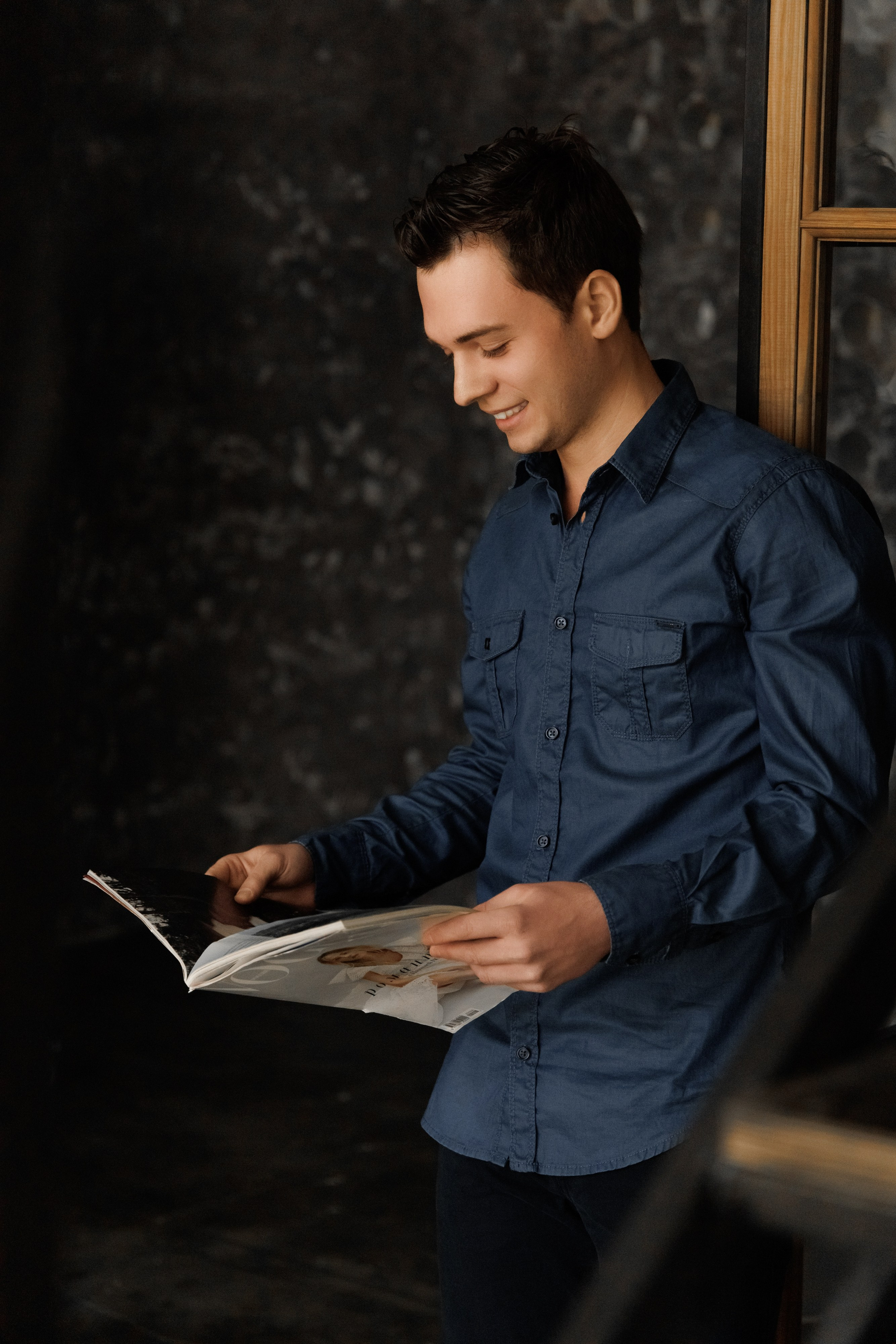 Фотосессия для Леонида. Женский и мужской фотограф в Нижнем Новгороде Наталья Латыпова. Портреты в низком ключе