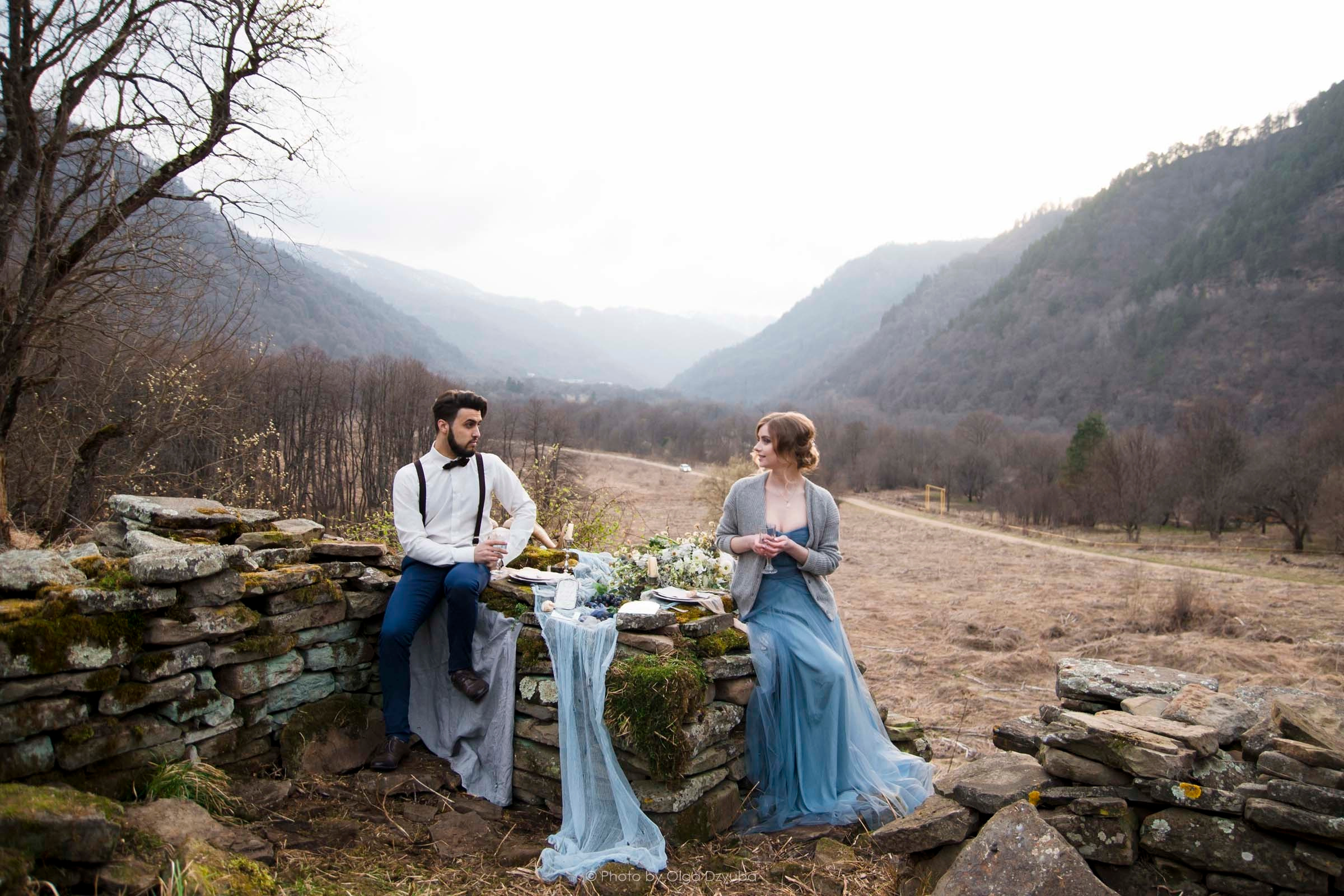 Свадебная фотосессия Даши и Левона в горах Архыза. Фотограф Ольга Дзюб. Фотограф Ольга Дзюба. Фототерапия как зеркало души. КМВ