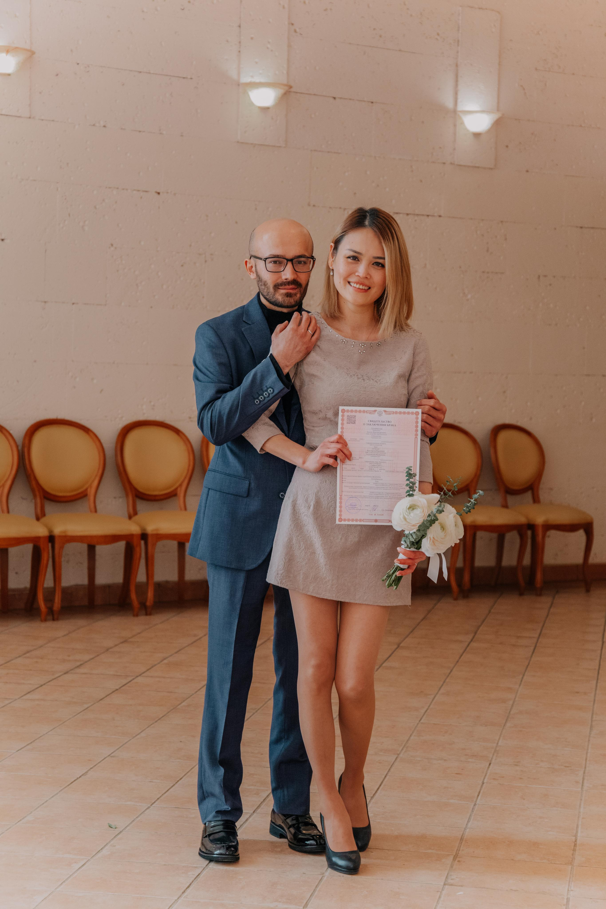 Виктория и Зунун (ЗАГС Видное). Семейный и свадебный фотограф Видное Москва Екатерина Пятова