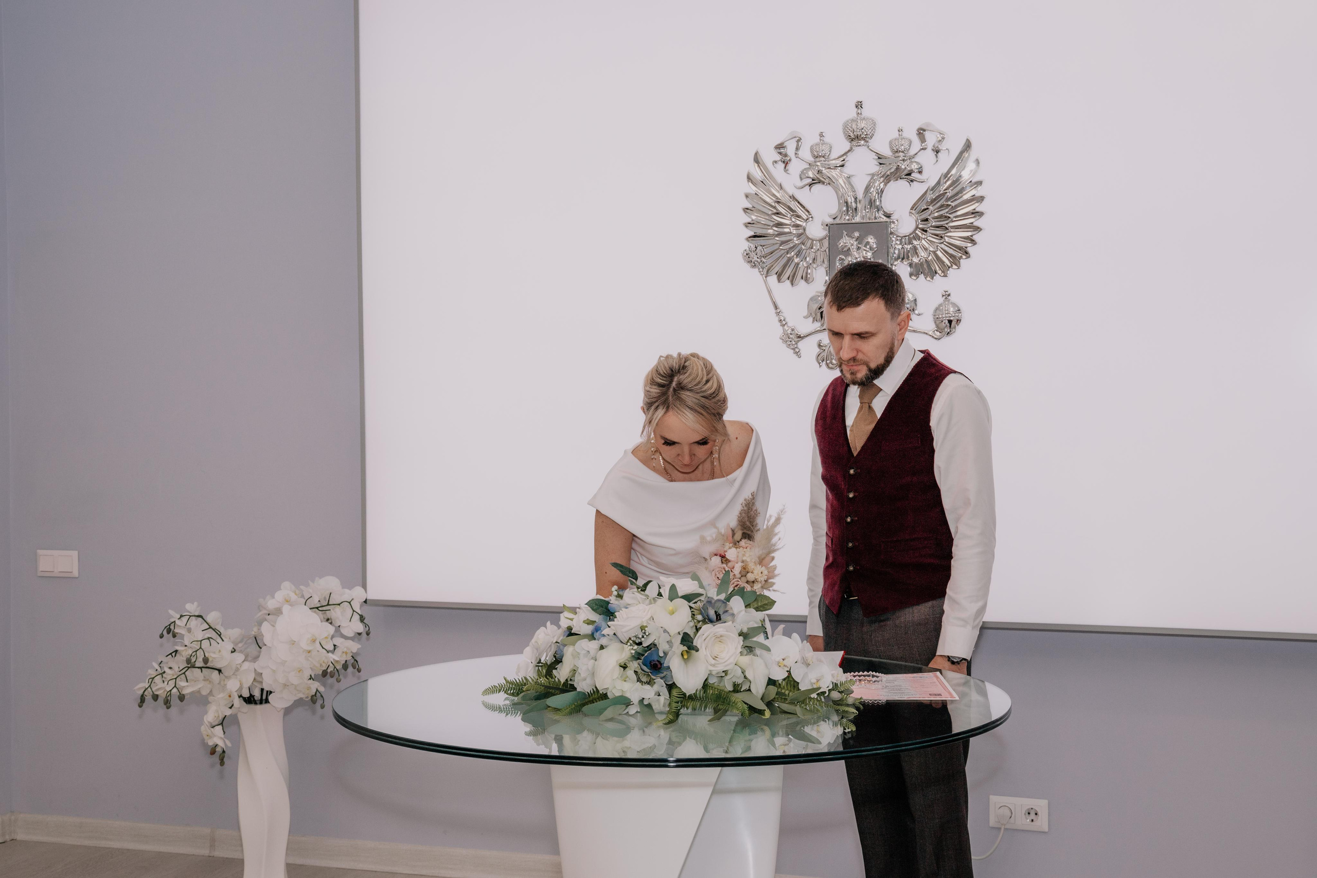 Вадим и Наталья (ЗАГС Домодедово). Семейный и свадебный фотограф Видное Москва Екатерина Пятова