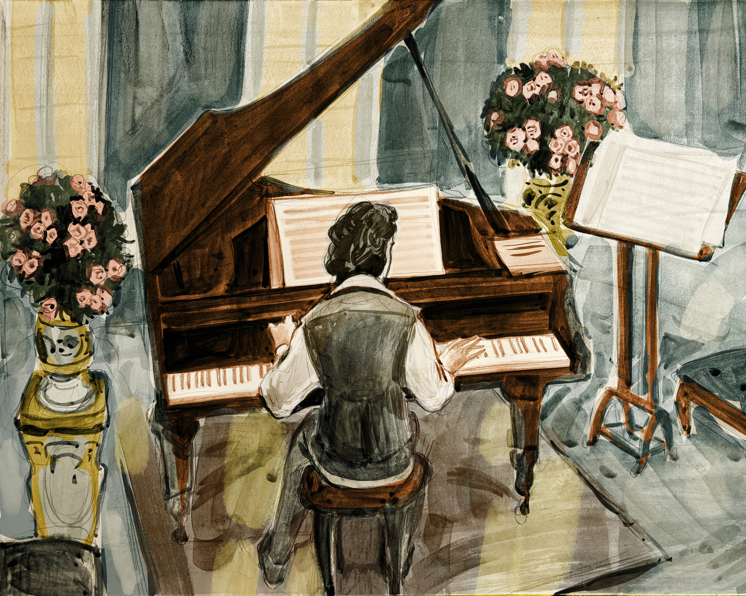 Шопен. Художник Анна Хопта