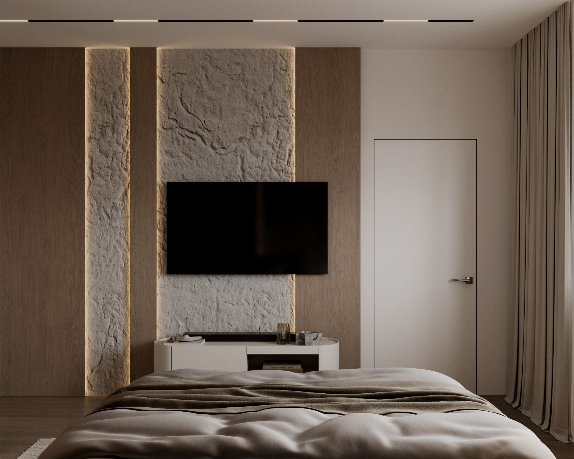 Спальная комната. Визуализатор Векшина Елена