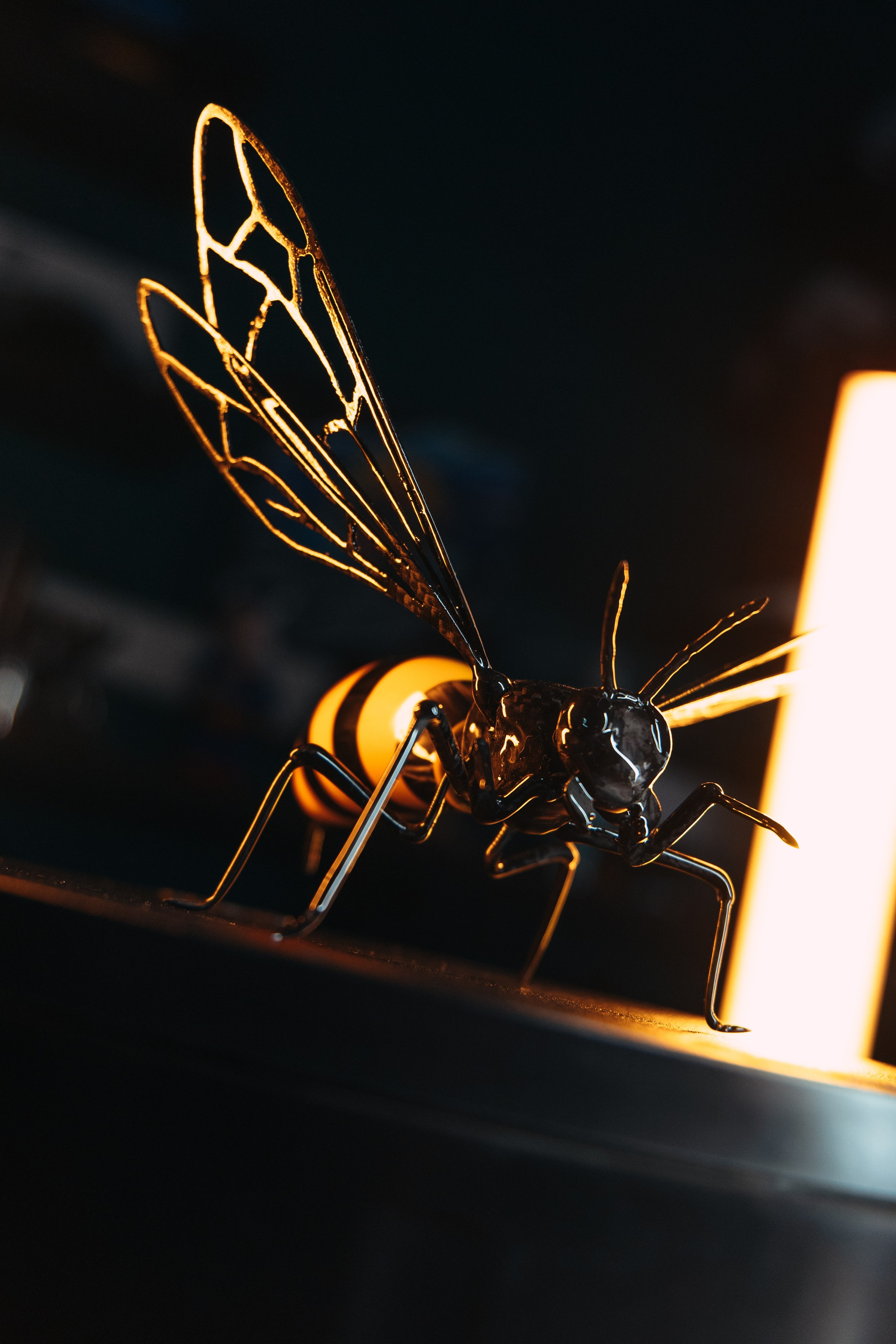 Оса из разных видов карбона, полностью ручная работа. DeLorein