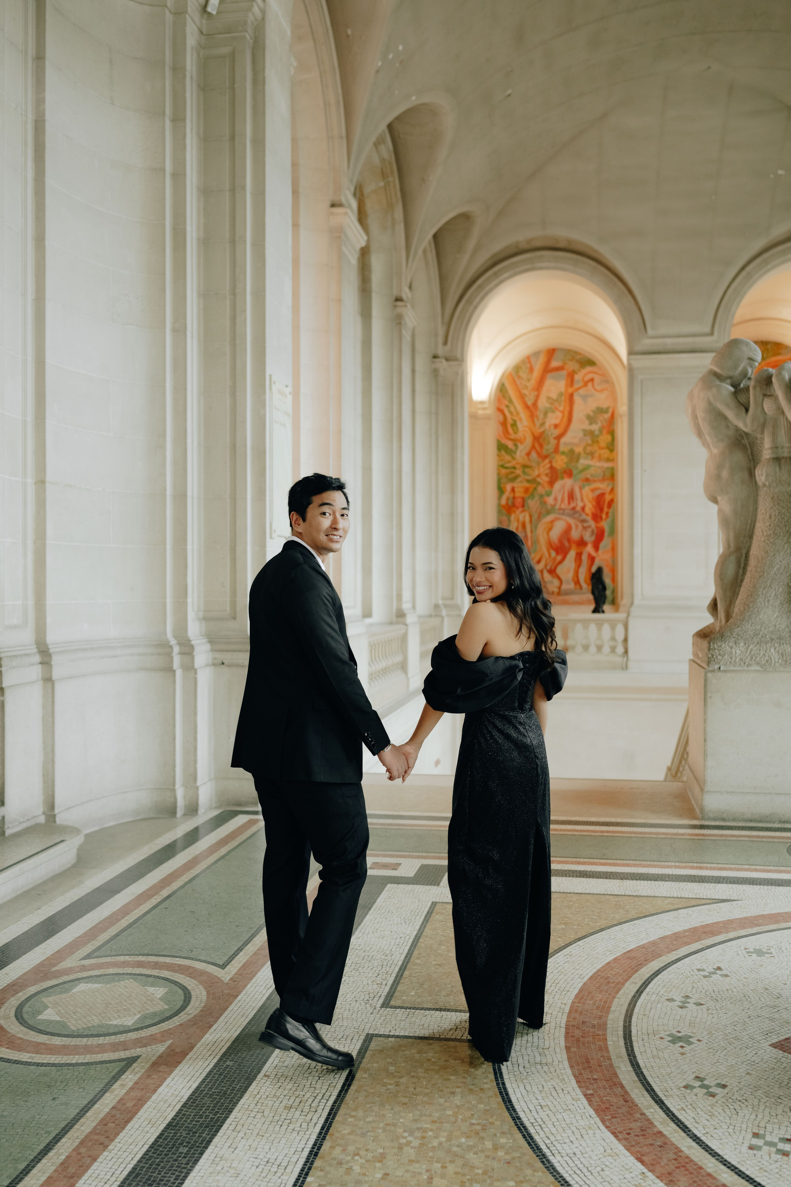 Fifi & Shamil | The Museum of Art. Профессиональный свадебный фотограф в Женеве и Швейцарии | Таня Вовчецкая