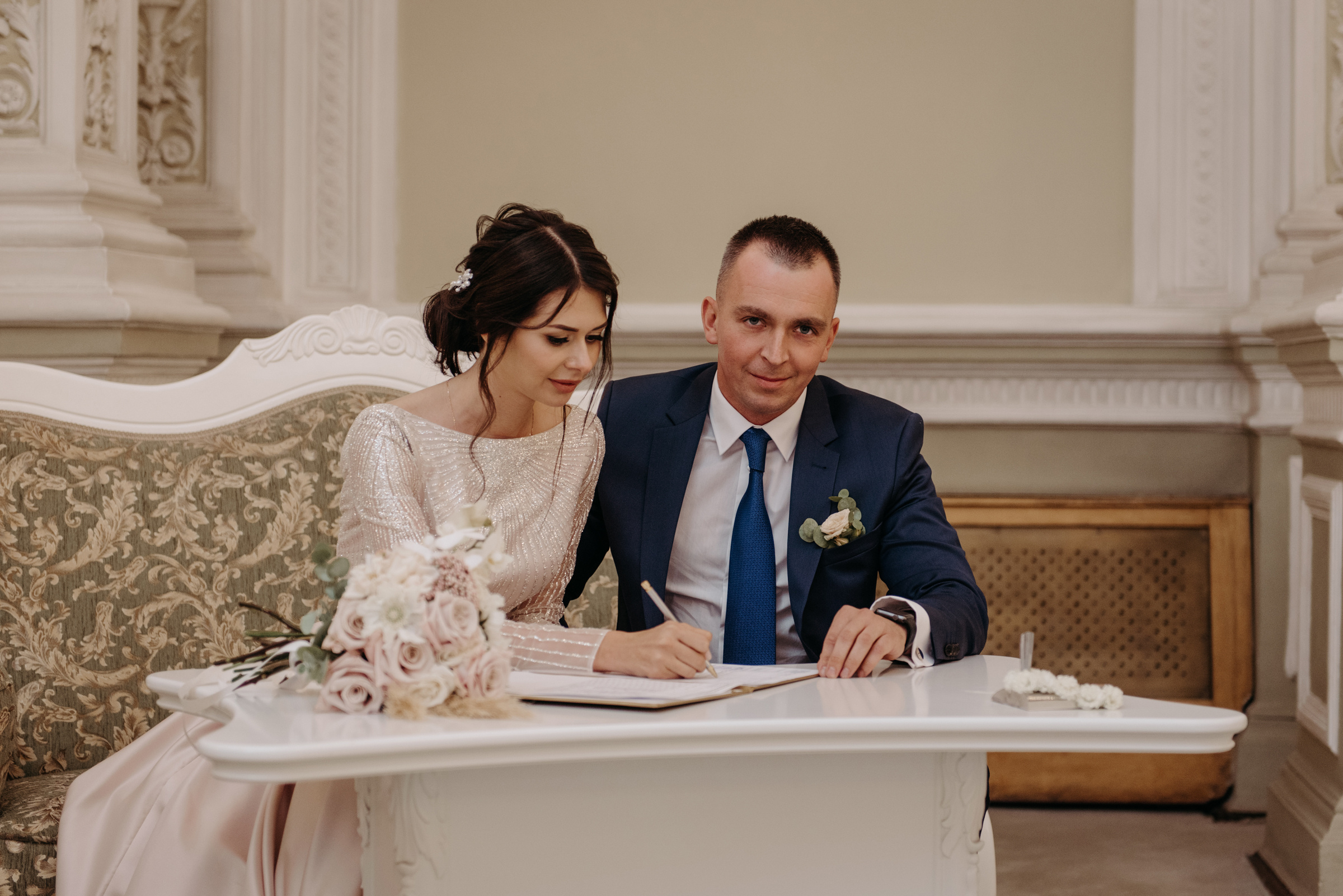 Осенняя свадьба Екатерины и Евгения. Свадебный фотограф в Санкт-Петербурге Венера Ахметова