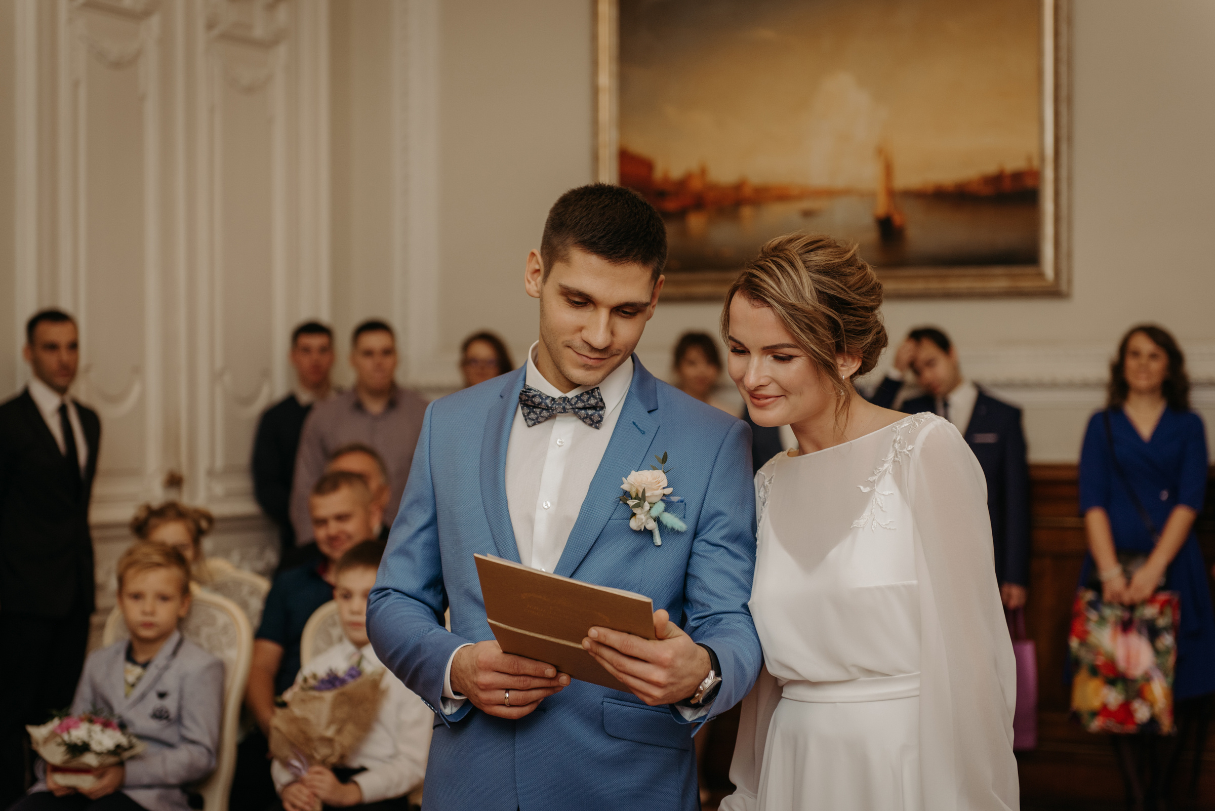 Осенняя свадьба Надежды и Дмитрия. Свадебный фотограф в Санкт-Петербурге Венера Ахметова