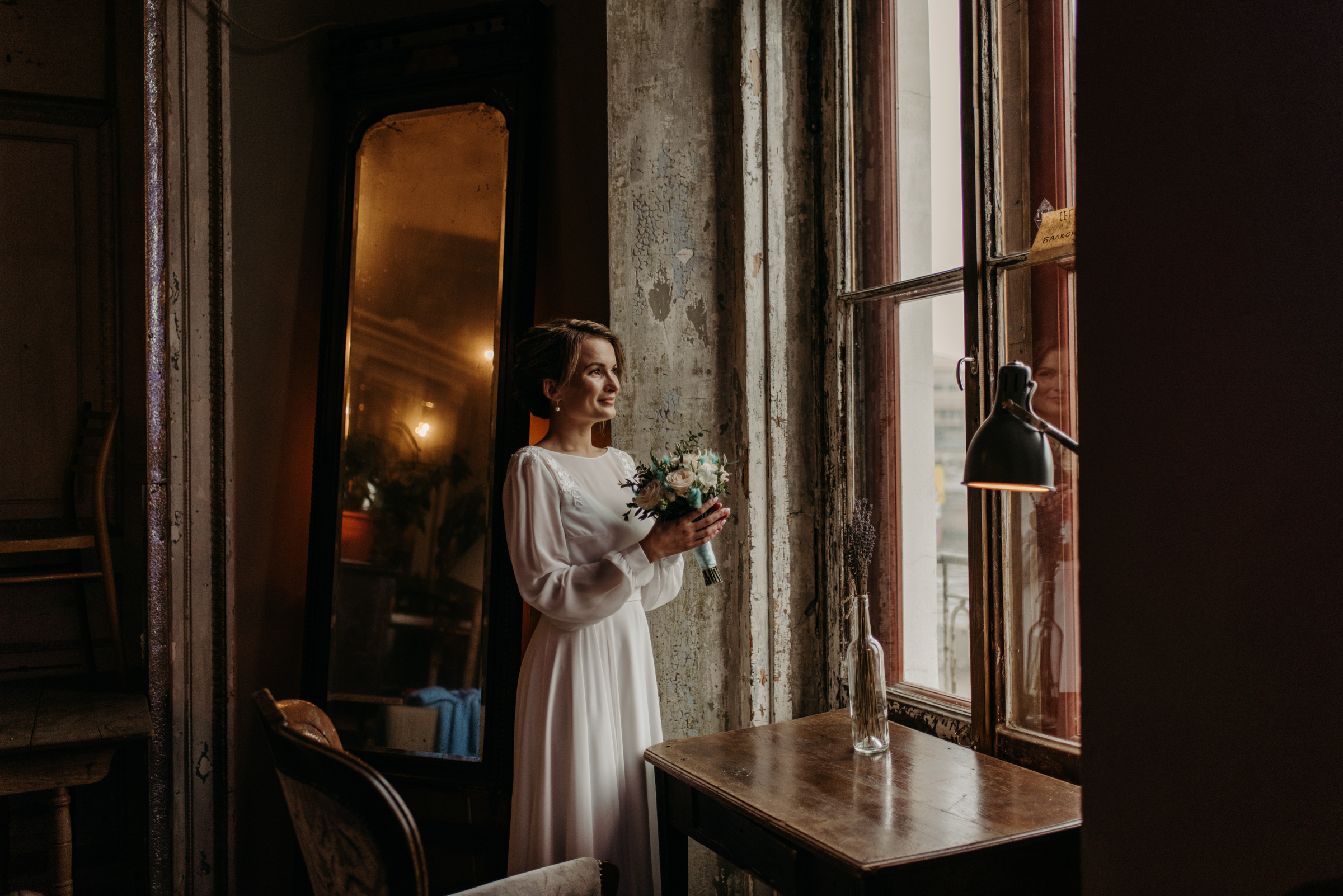 Осенняя свадьба Надежды и Дмитрия. Свадебный фотограф в Санкт-Петербурге Венера Ахметова