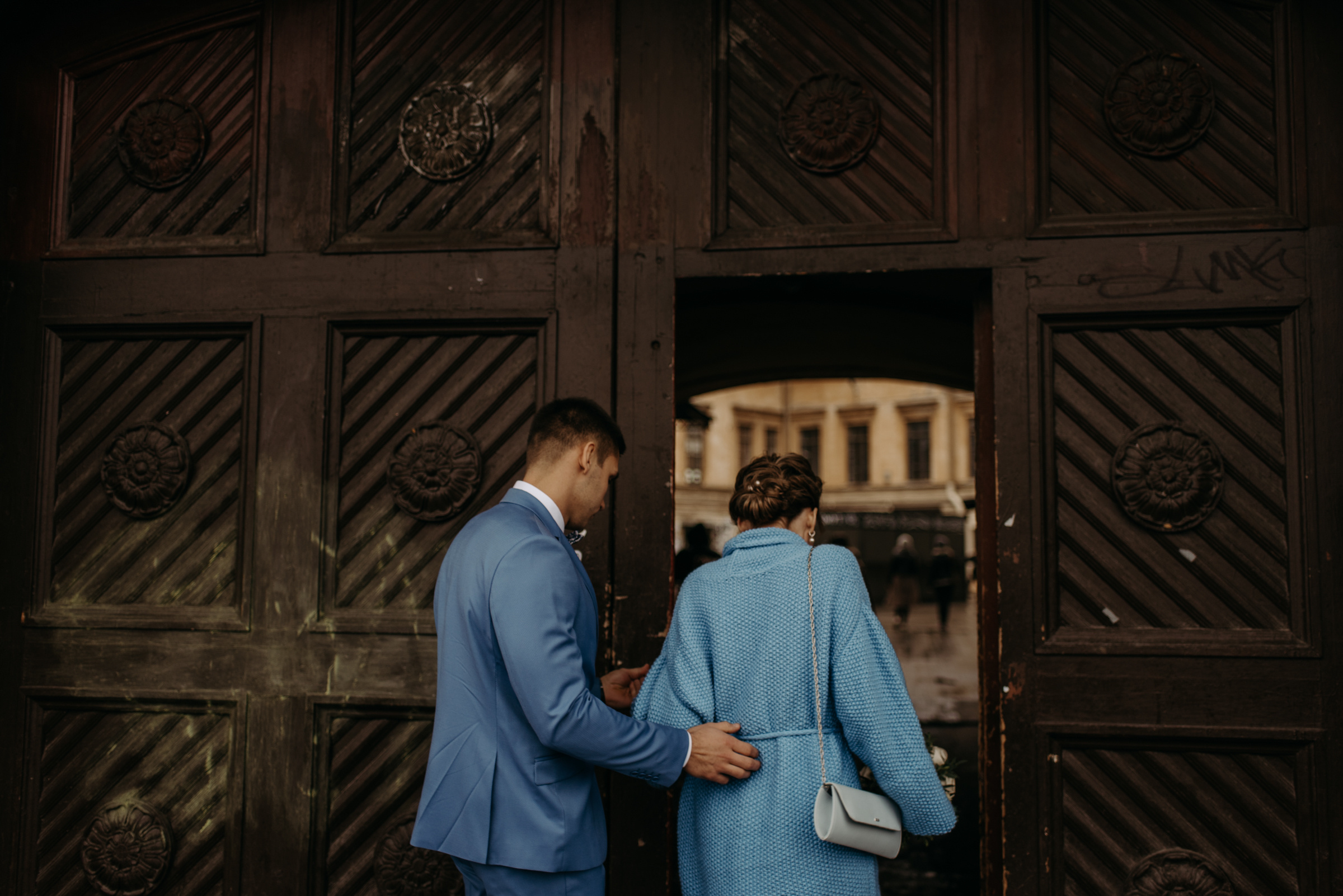 Осенняя свадьба Надежды и Дмитрия. Свадебный фотограф в Санкт-Петербурге Венера Ахметова