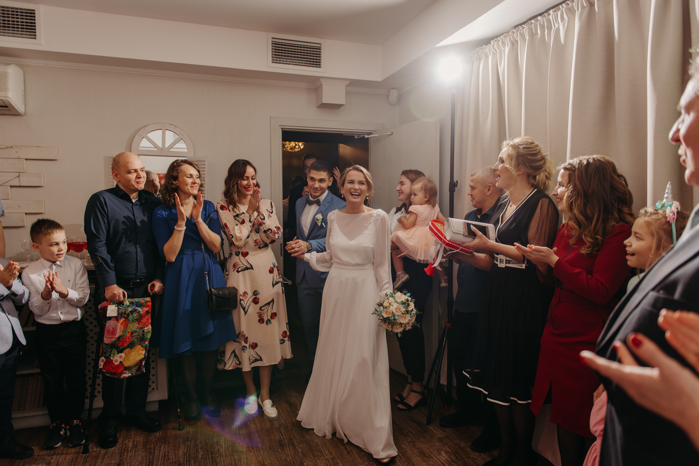 Осенняя свадьба Надежды и Дмитрия. Свадебный фотограф в Санкт-Петербурге Венера Ахметова