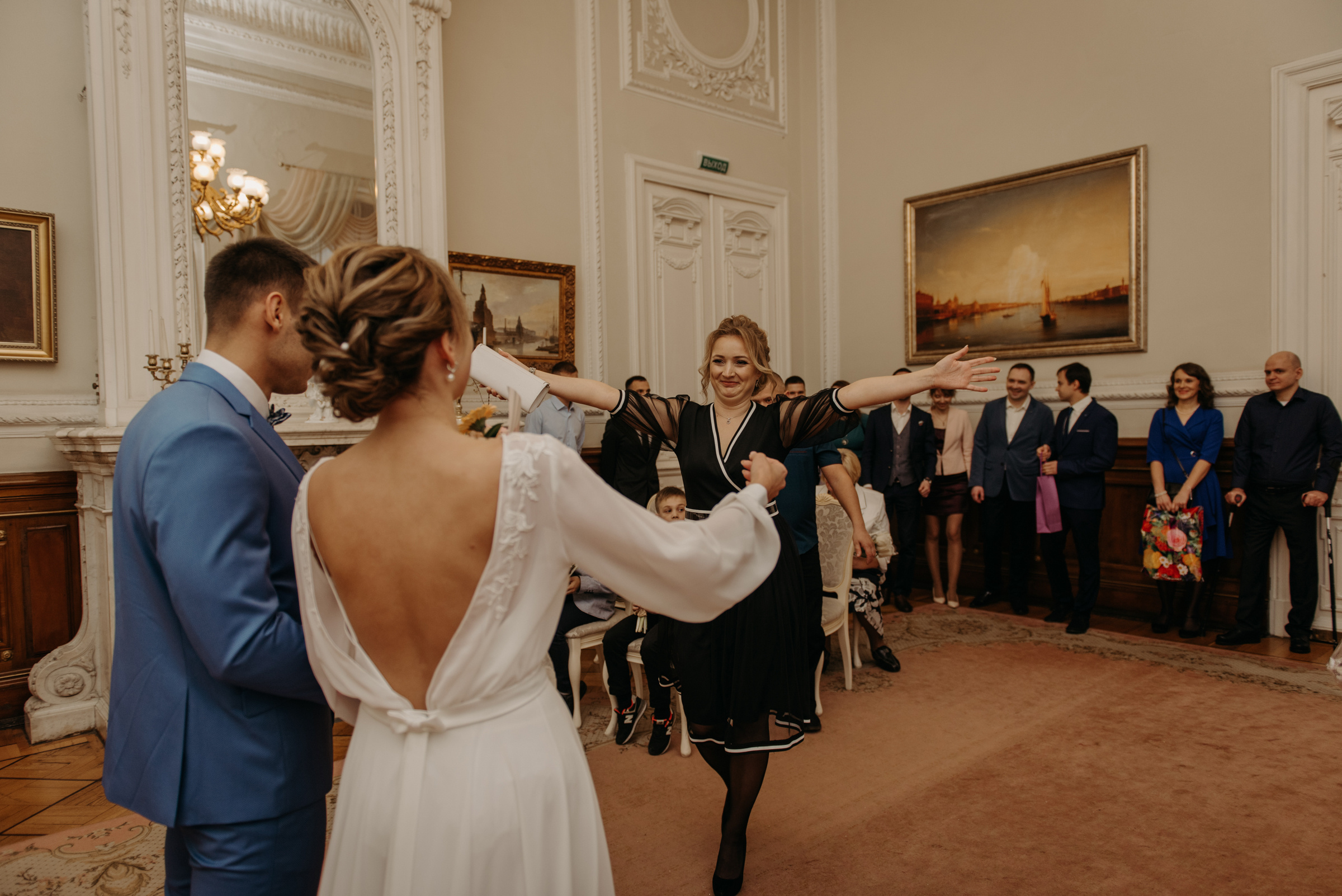 Осенняя свадьба Надежды и Дмитрия. Свадебный фотограф в Санкт-Петербурге Венера Ахметова