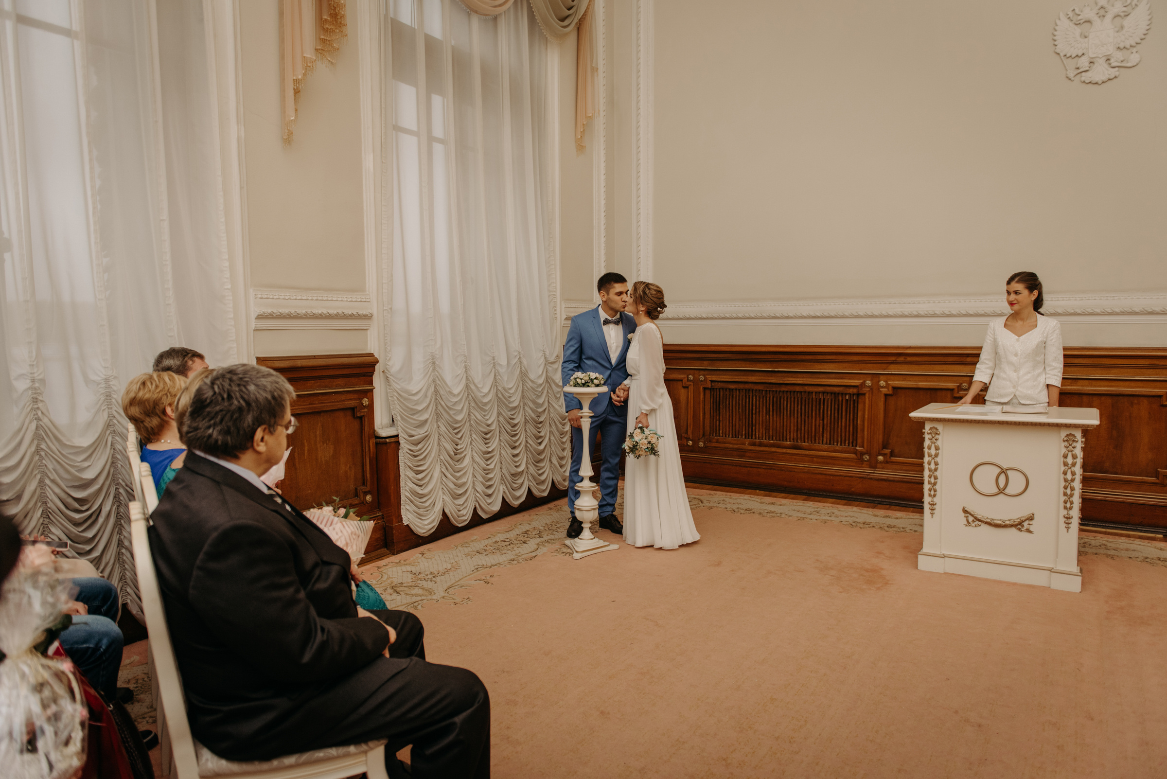 Осенняя свадьба Надежды и Дмитрия. Свадебный фотограф в Санкт-Петербурге Венера Ахметова