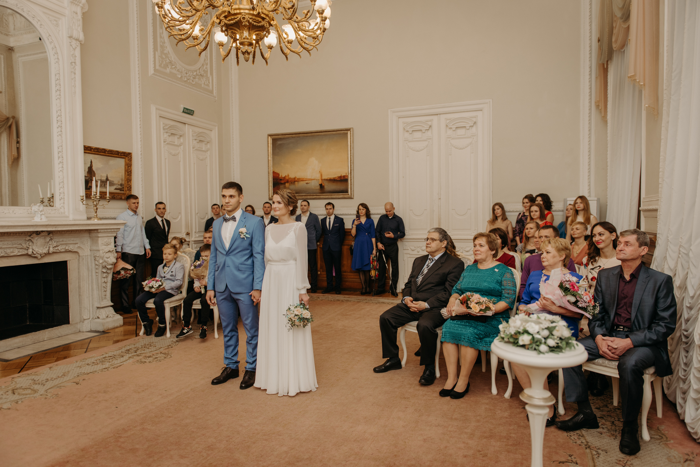 Осенняя свадьба Надежды и Дмитрия. Свадебный фотограф в Санкт-Петербурге Венера Ахметова