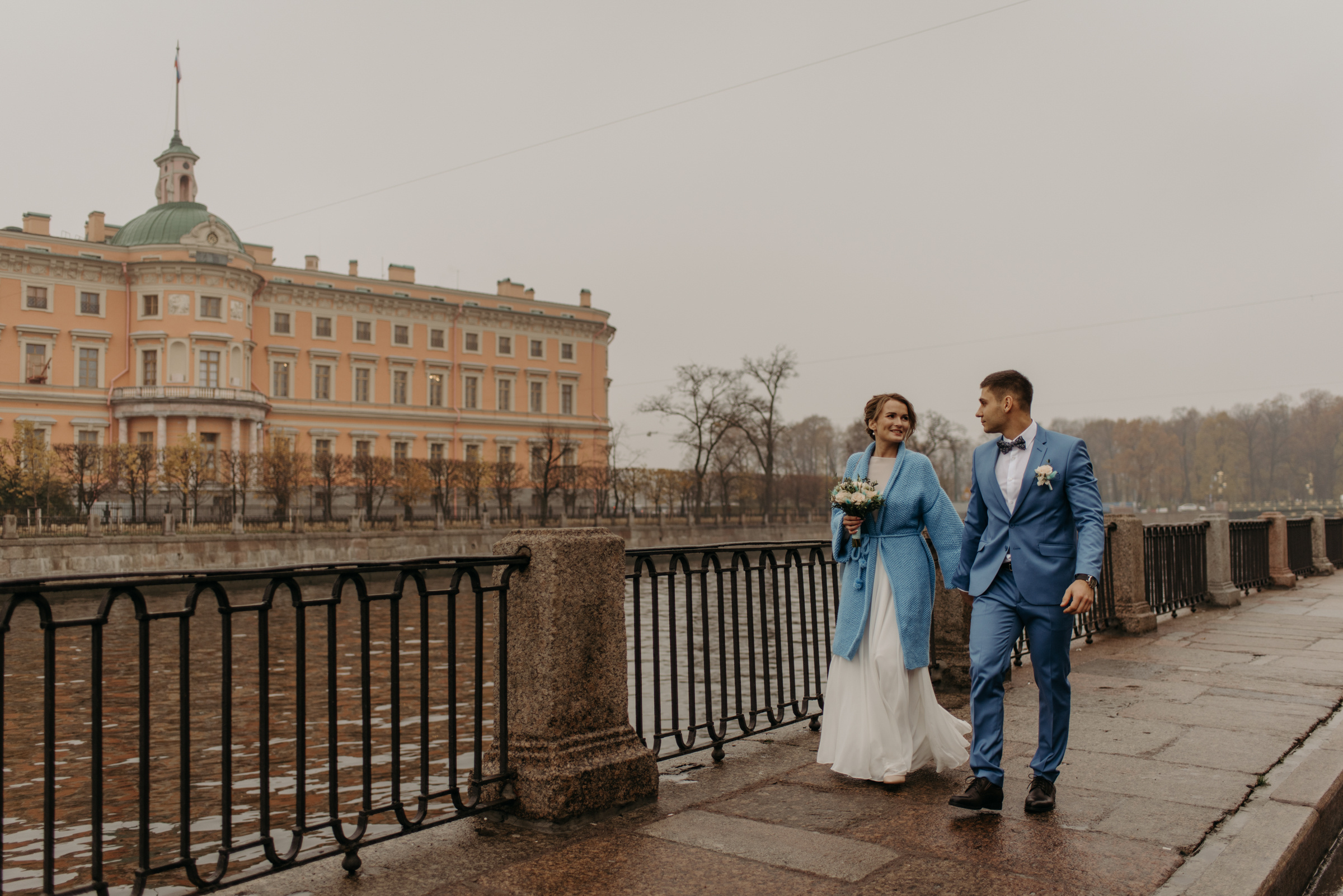 Осенняя свадьба Надежды и Дмитрия. Свадебный фотограф в Санкт-Петербурге Венера Ахметова