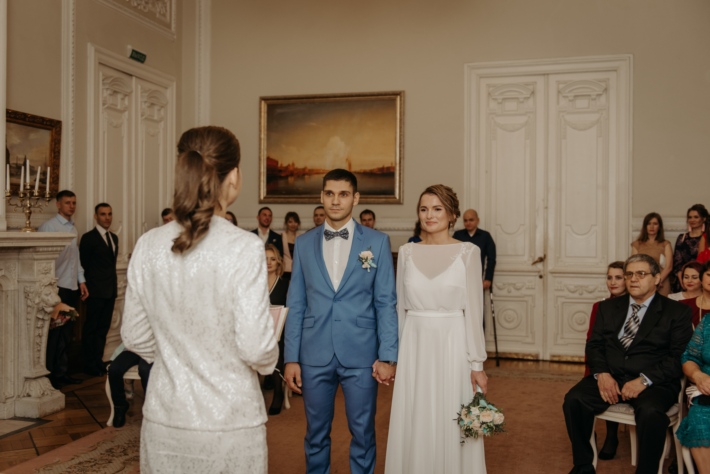 Осенняя свадьба Надежды и Дмитрия. Свадебный фотограф в Санкт-Петербурге Венера Ахметова