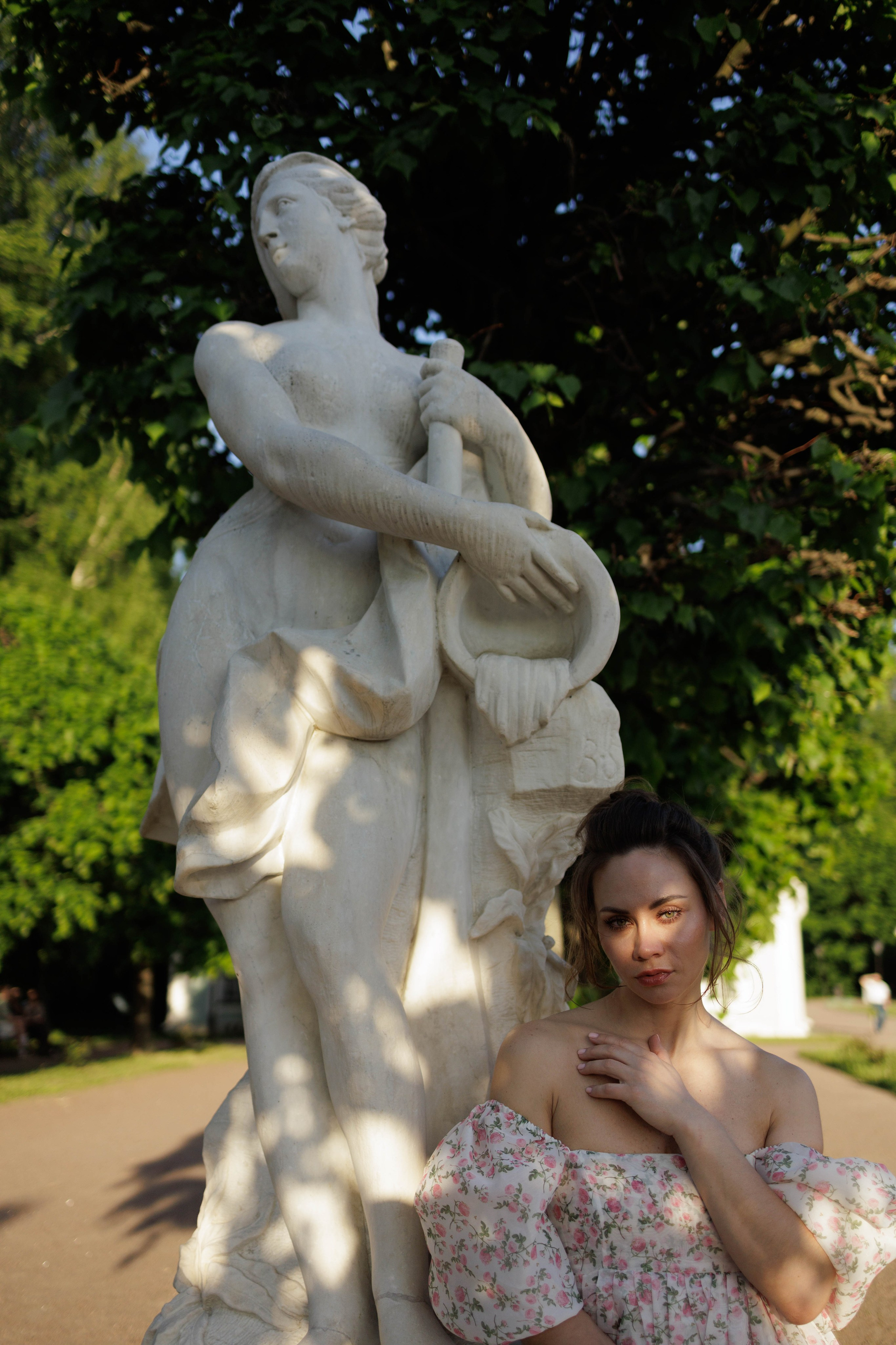 Фотосессия в парке Марии. Женский портрет вне времени. Санкт-Петербург