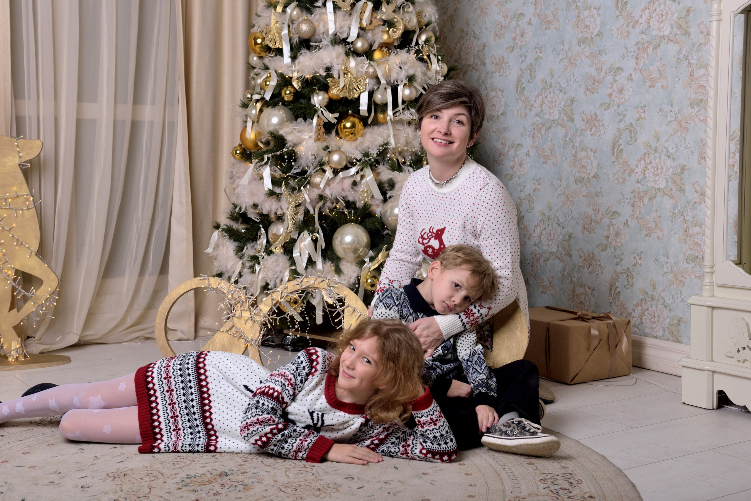 Семейные новогодние фотосесии