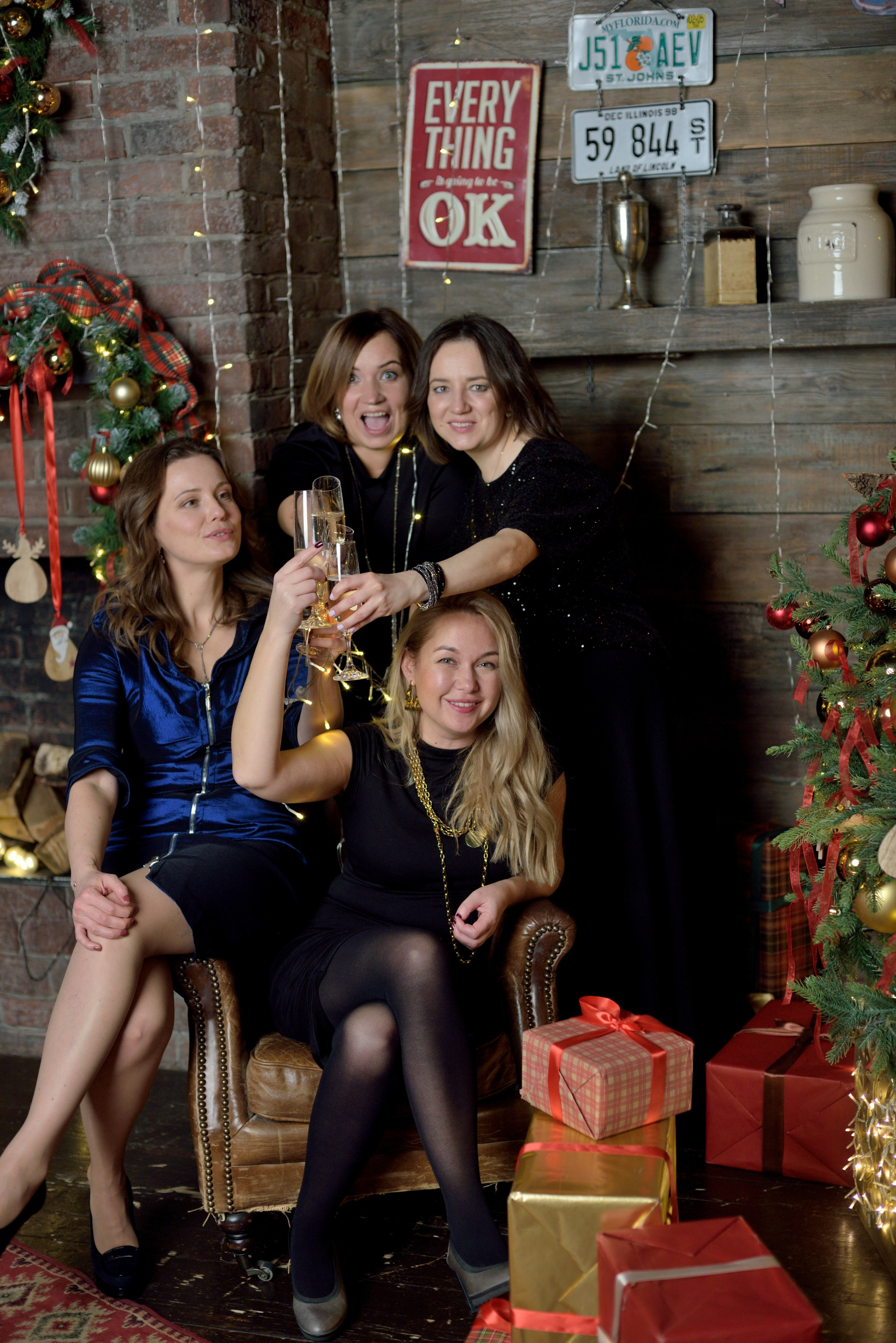 Семейные новогодние фотосесии