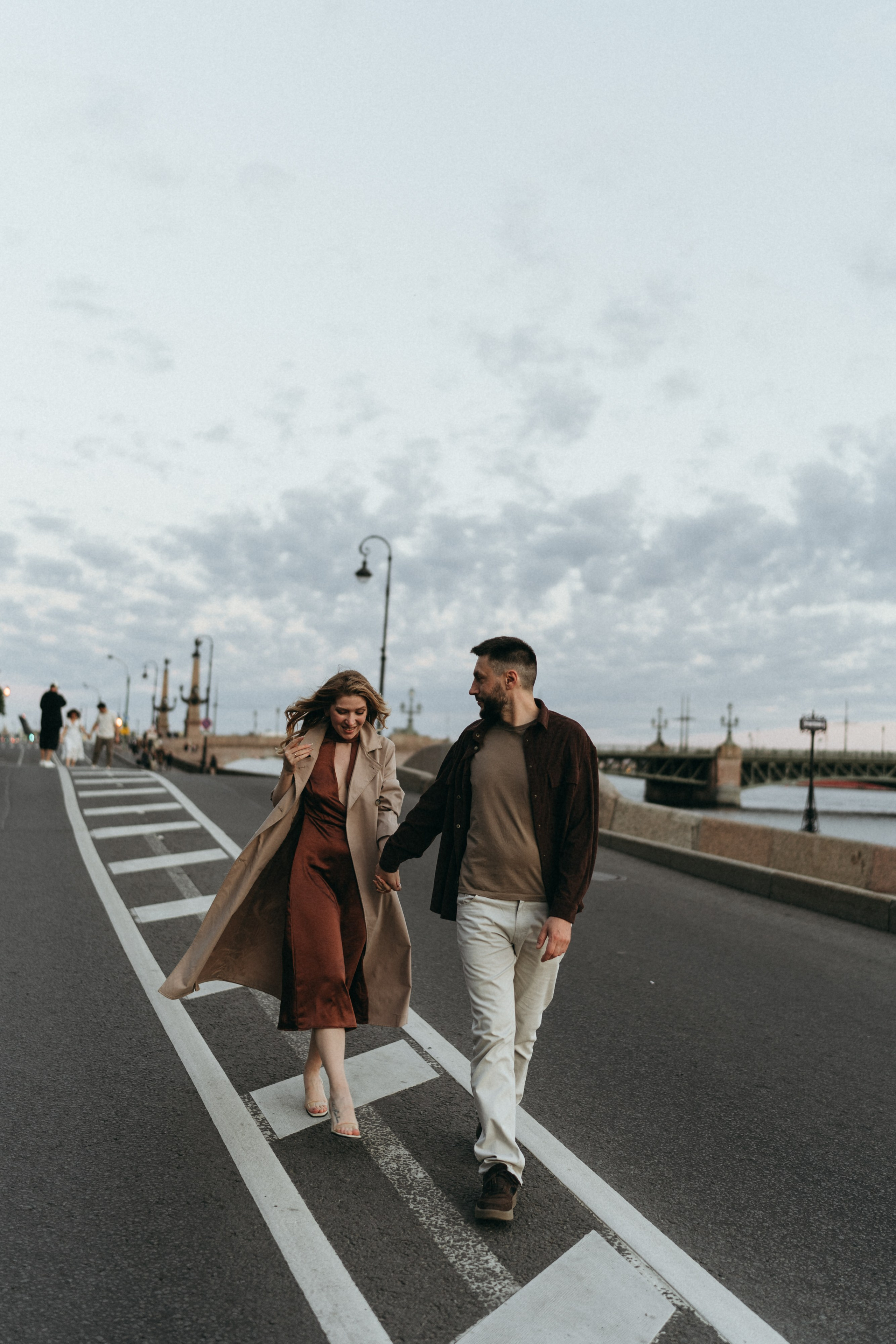 Максим и Настя / Разводные мосты. Фотограф в Санкт-Петербурге — Лучина Екатерина