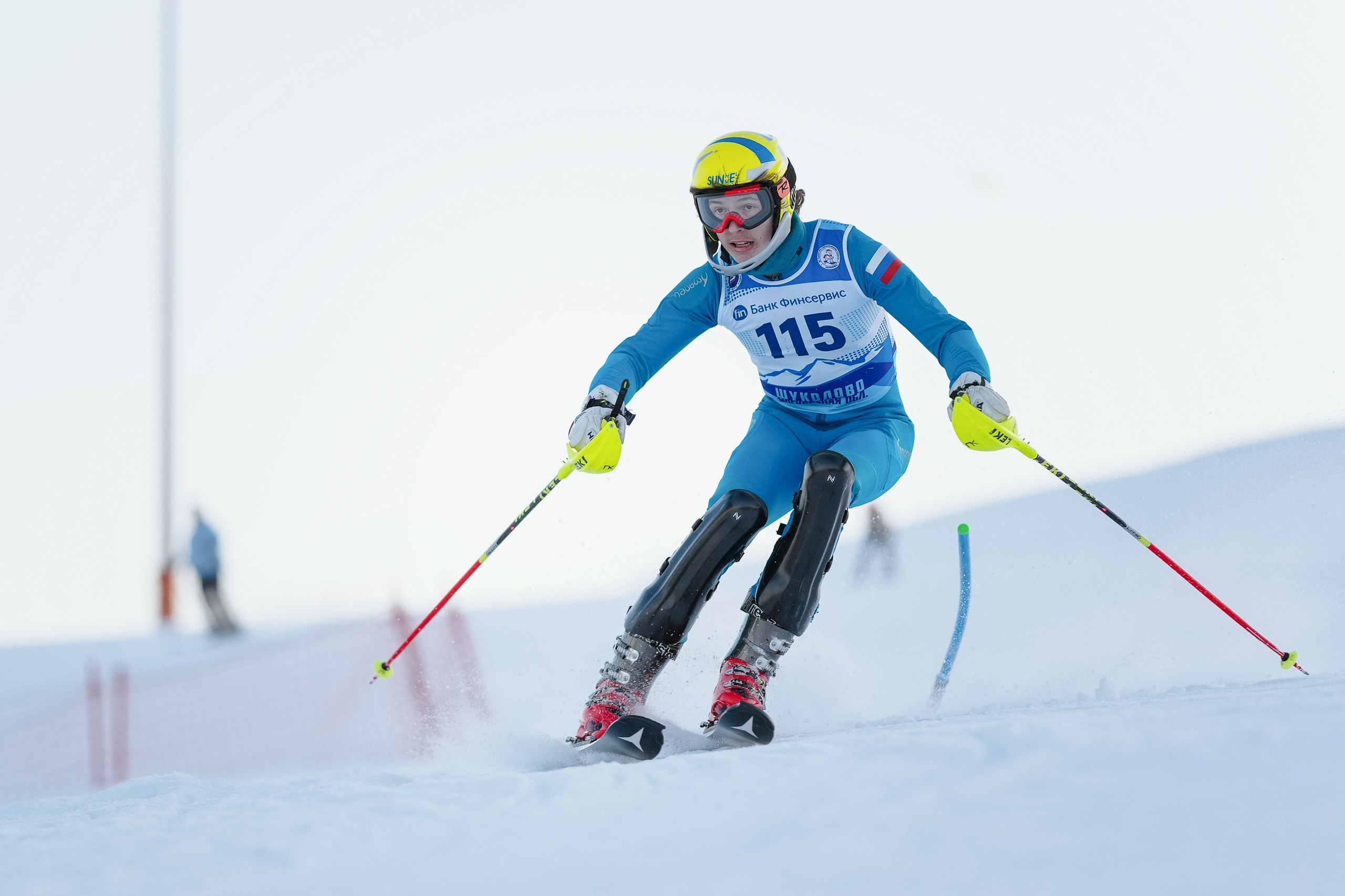 SL (Slalom) - Слалом. Соревнования по горнолыжному спорту. Московская область, Шуколово