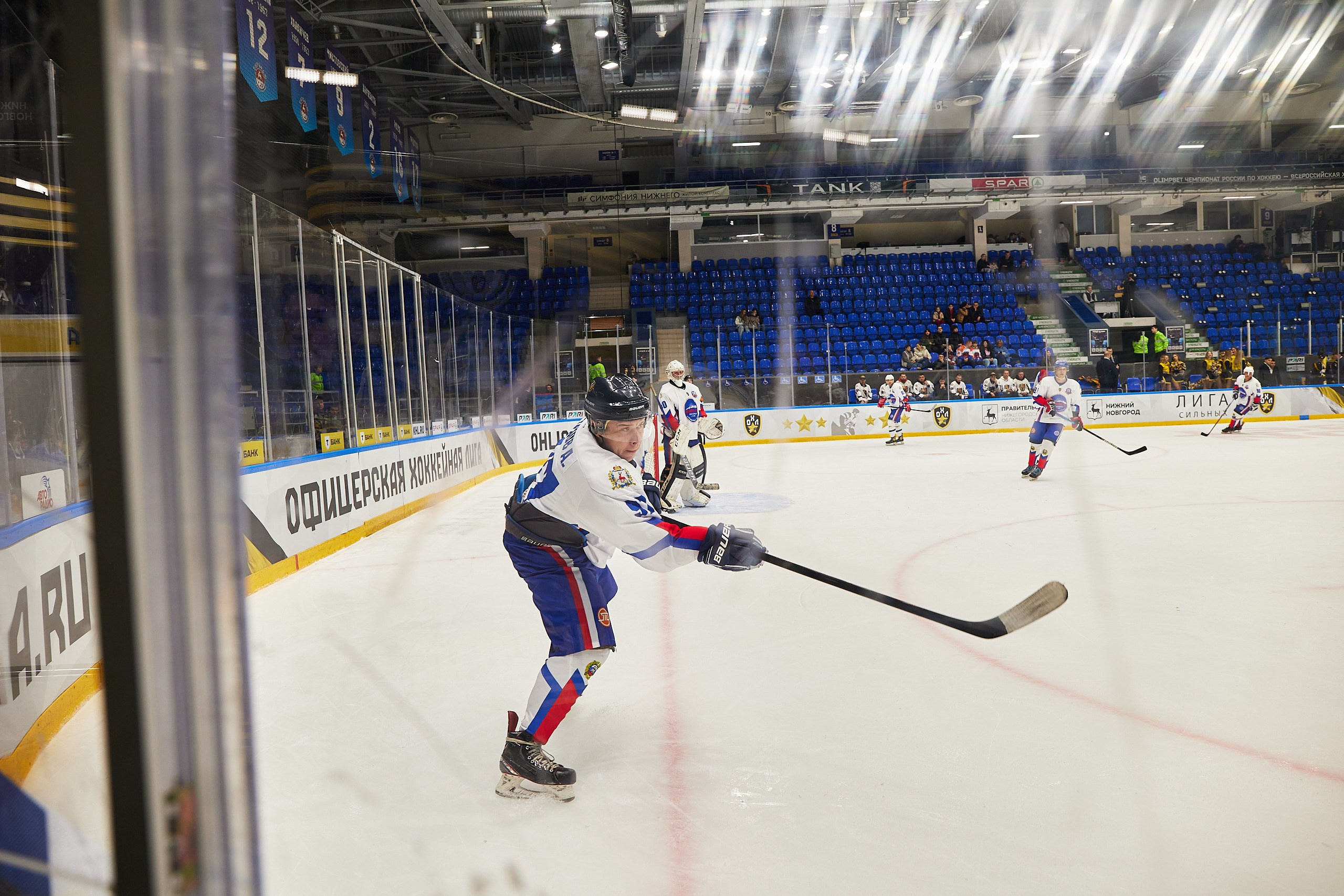 Репортаж. Офицерская хоккейная лига 2025 год. Спортивный фотограф Некрасов Денис