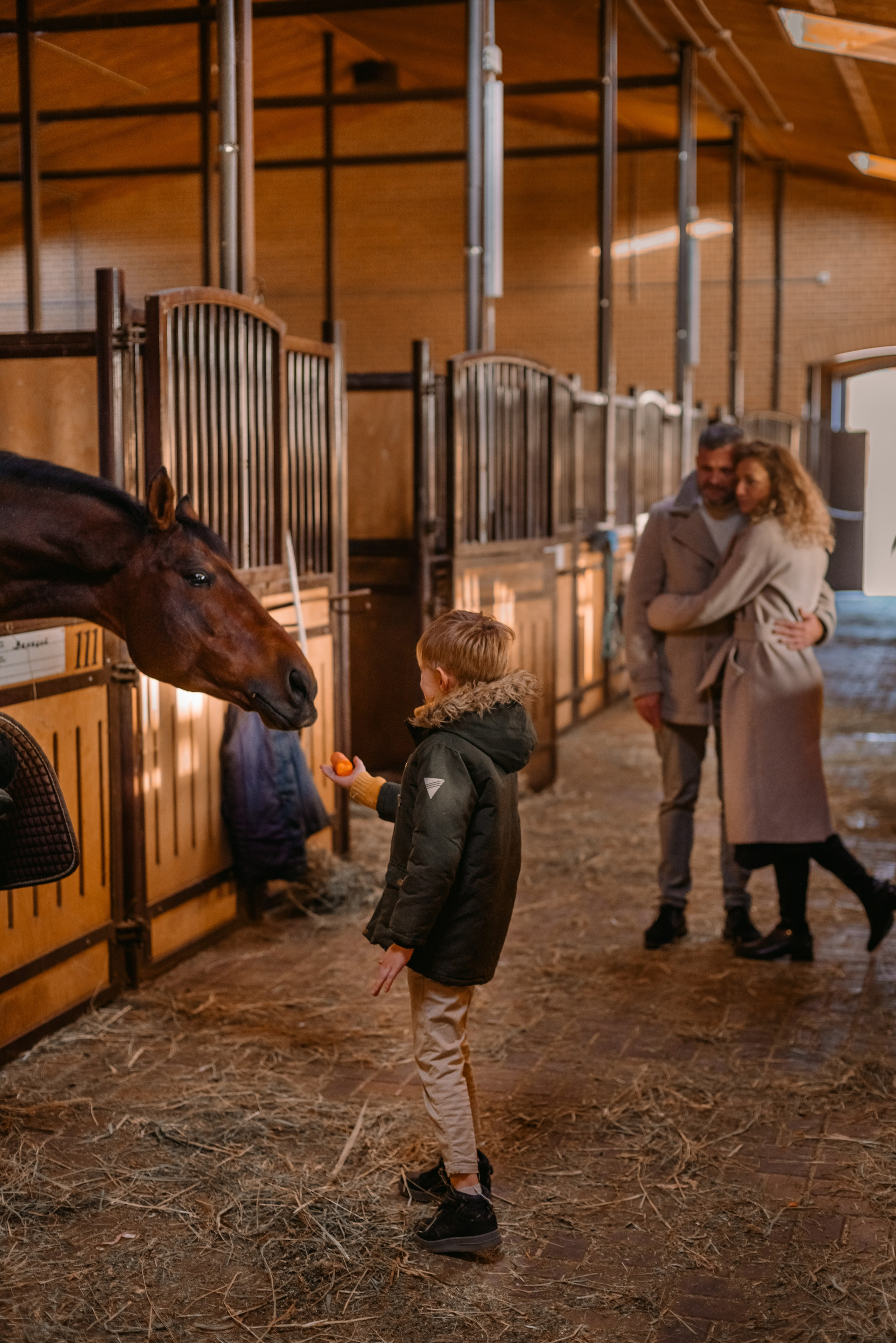 Фотосессия в конюшне и парке. Фотограф Юлия Кондратьева