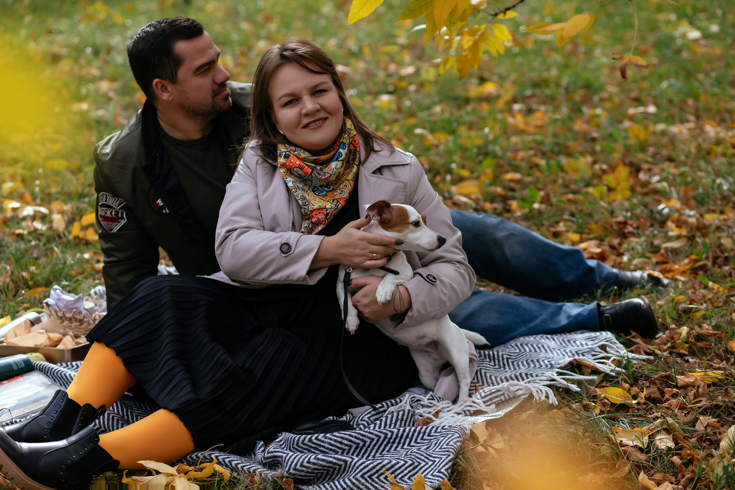 Осенний пикник. Семейный фотограф в Минске Приболовец Светлана