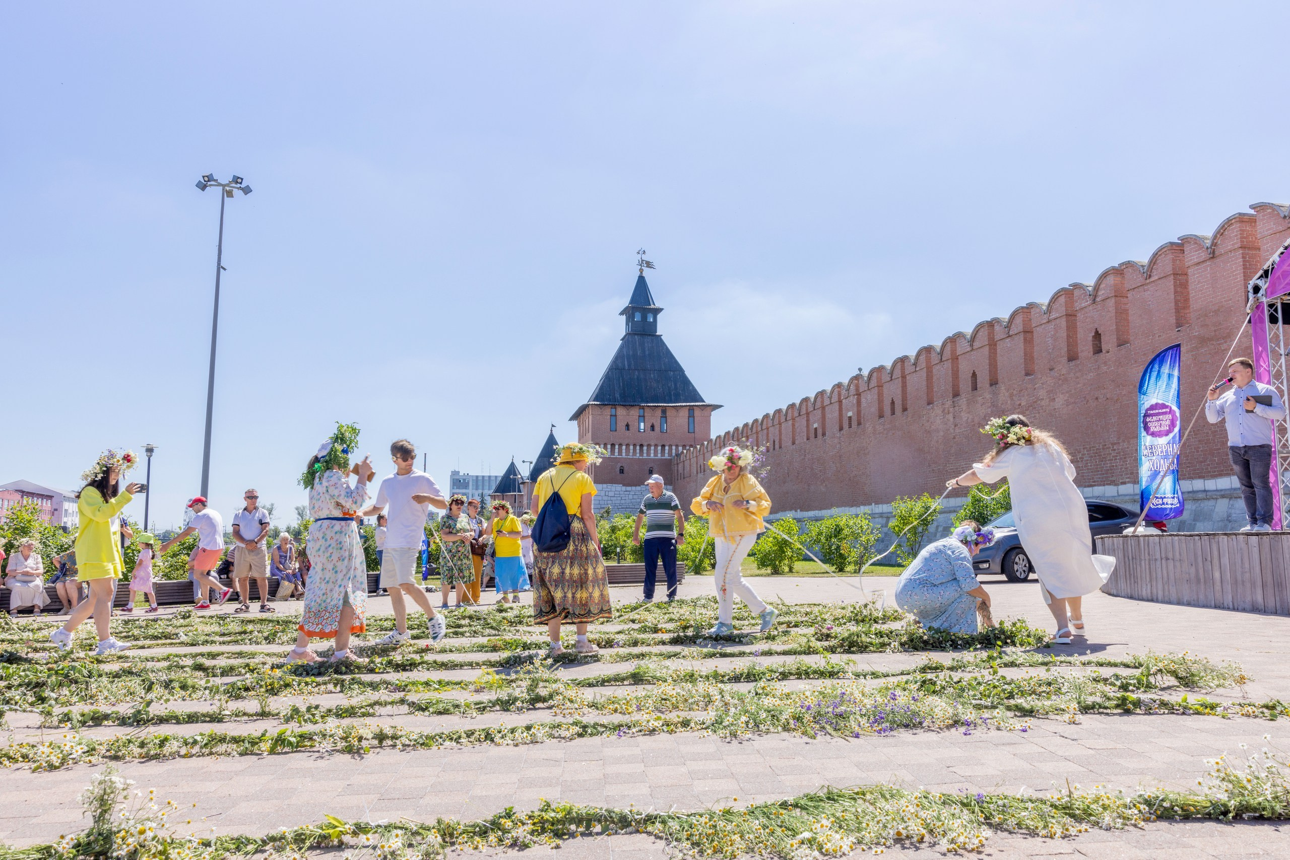 Фестиваль «Ромашковый хоровод». Северная ходьба. Фотограф в Туле Крупский АнДРей. Фотостудия «КАДР71» в Туле