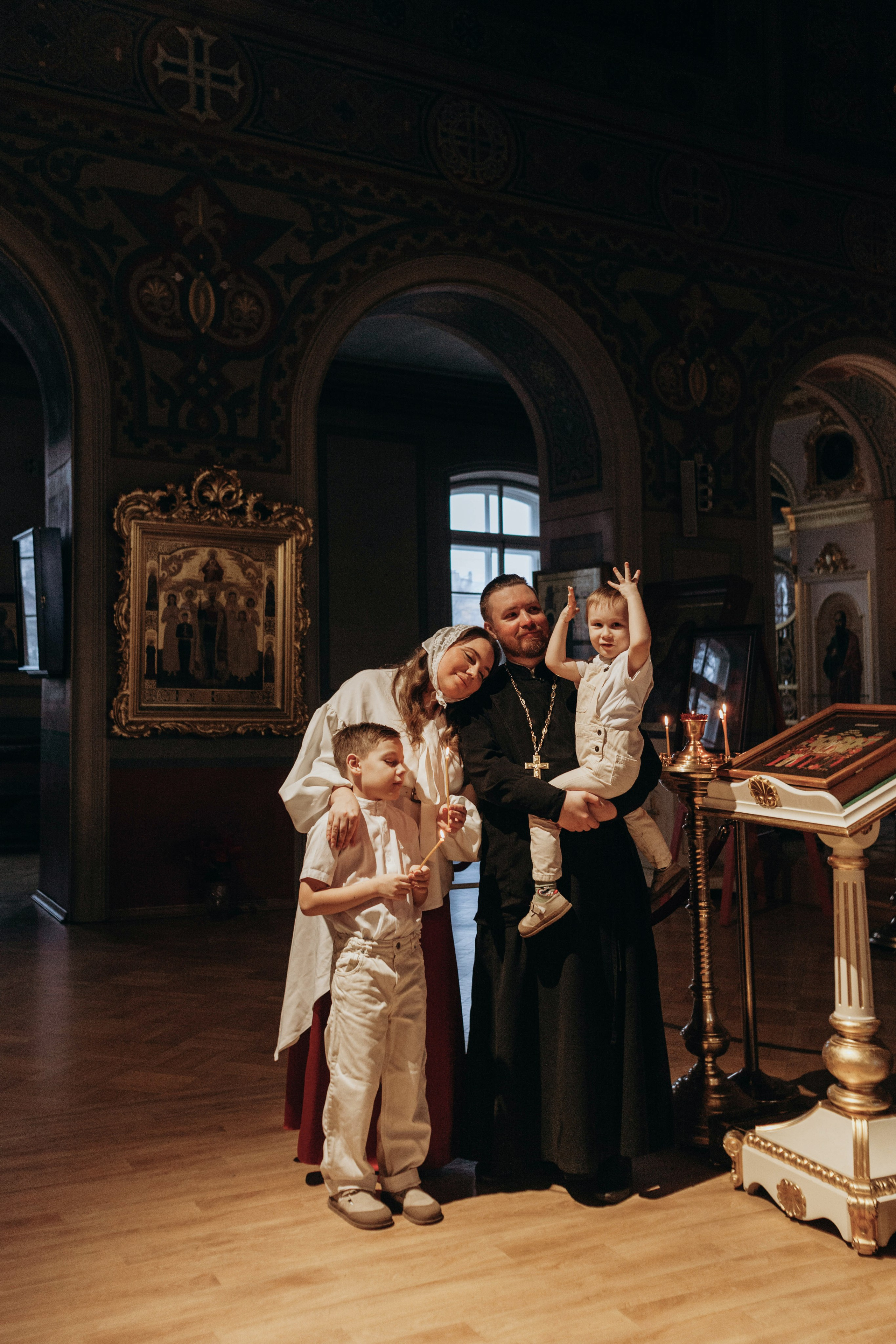 Матушка Екатерина и отец Сергий. Семейный фотограф во Всеволожске и Санкт-Петербурге Юлия Капустина