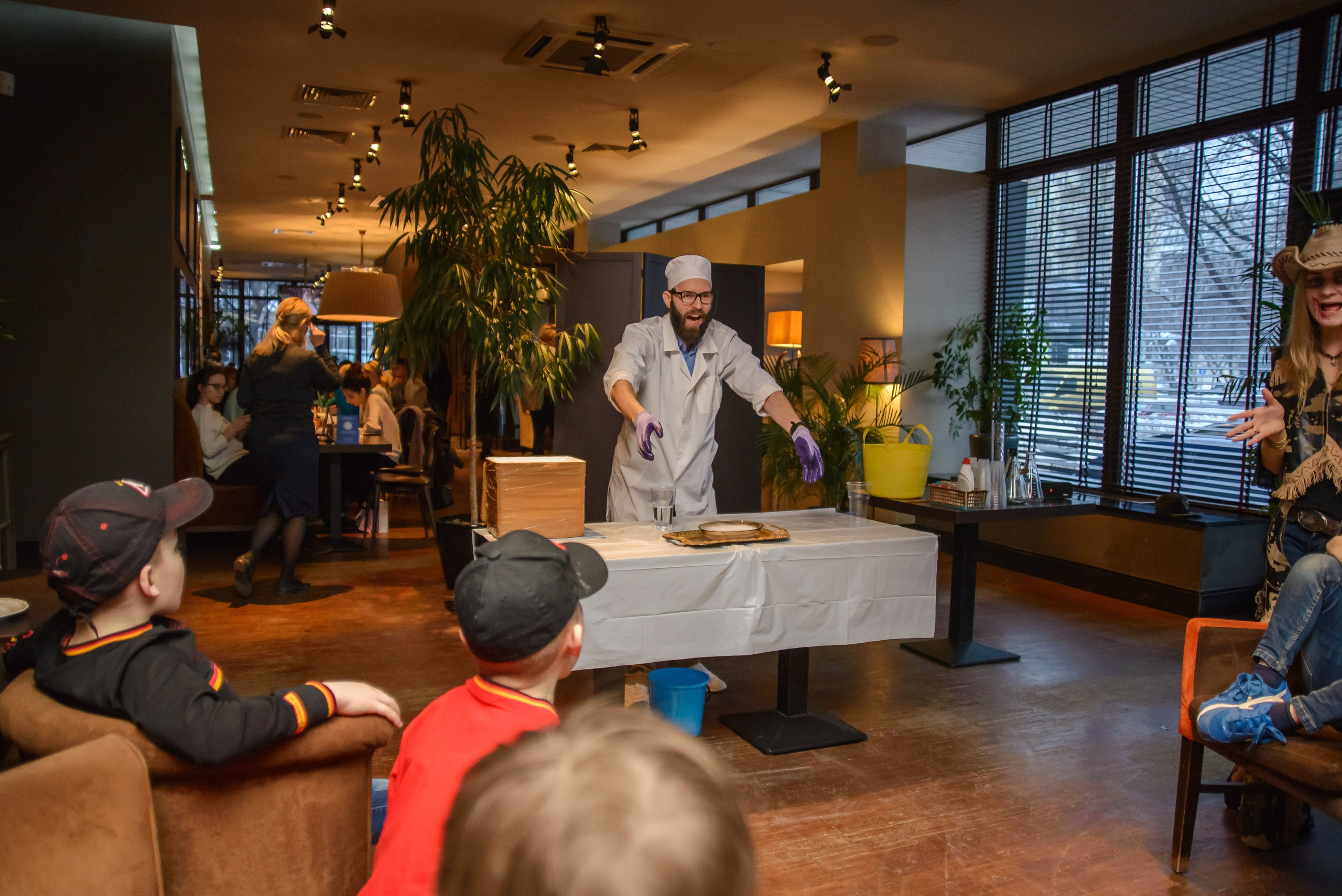 Детский день рождения в ресторане