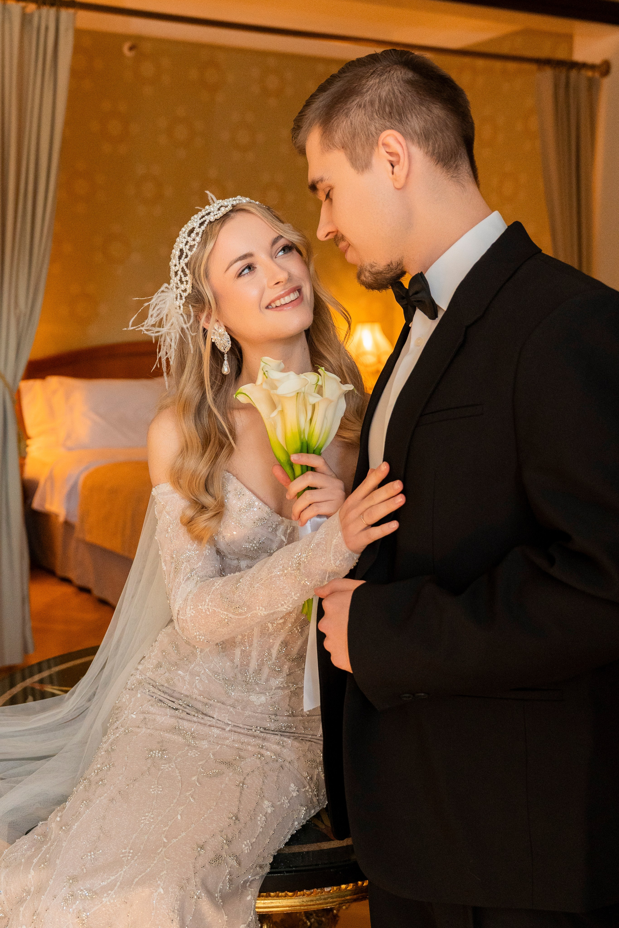 Свадебная фотосессия в отеле Метрополь. Свадебный фотограф в Москве Анна Полушина