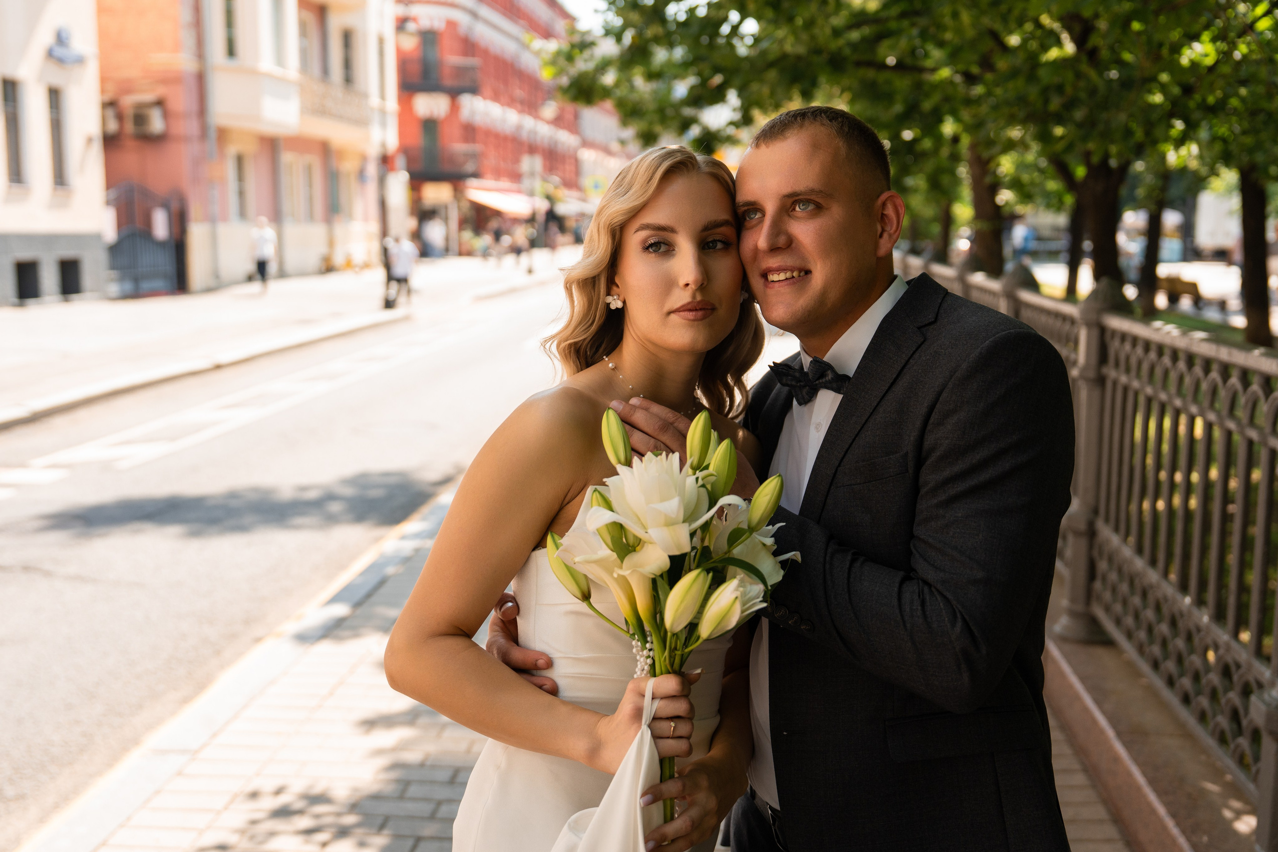 Свадебная фотосессия в Москве, регистрация в Кутузовском ЗАГСе Москва. Свадебный фотограф в Москве Анна Полушина