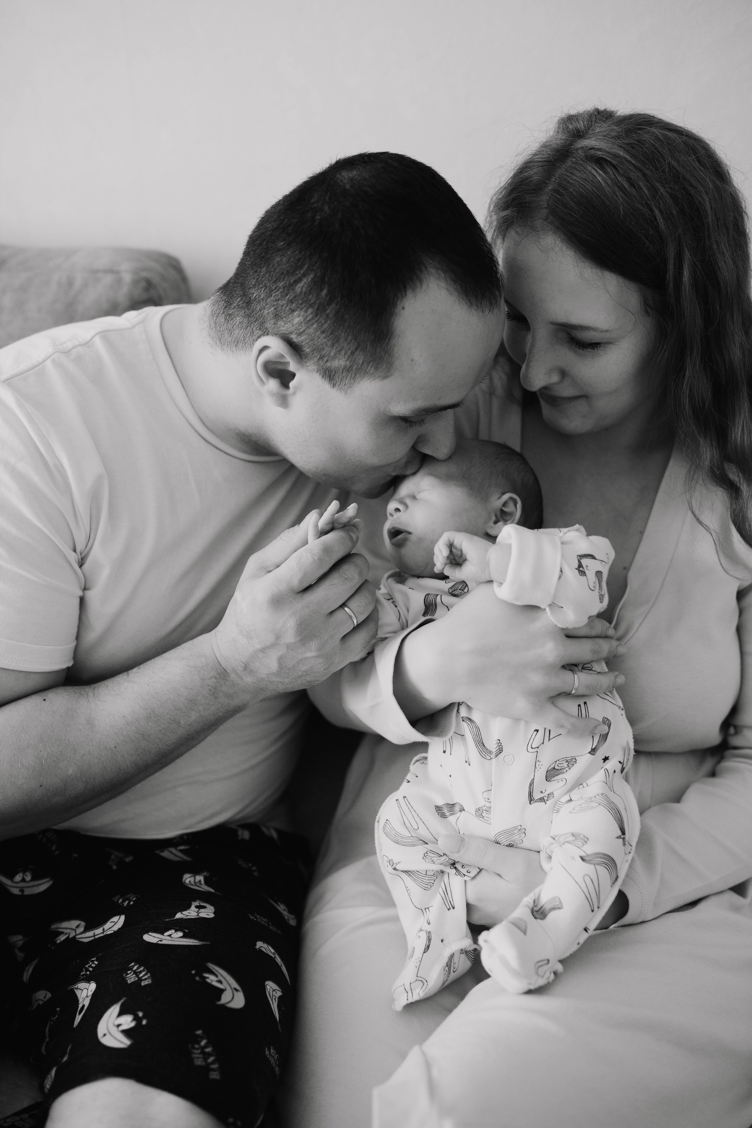 Первый месяц Лёвушке. Семейный и детский фотограф город Тында Дарья