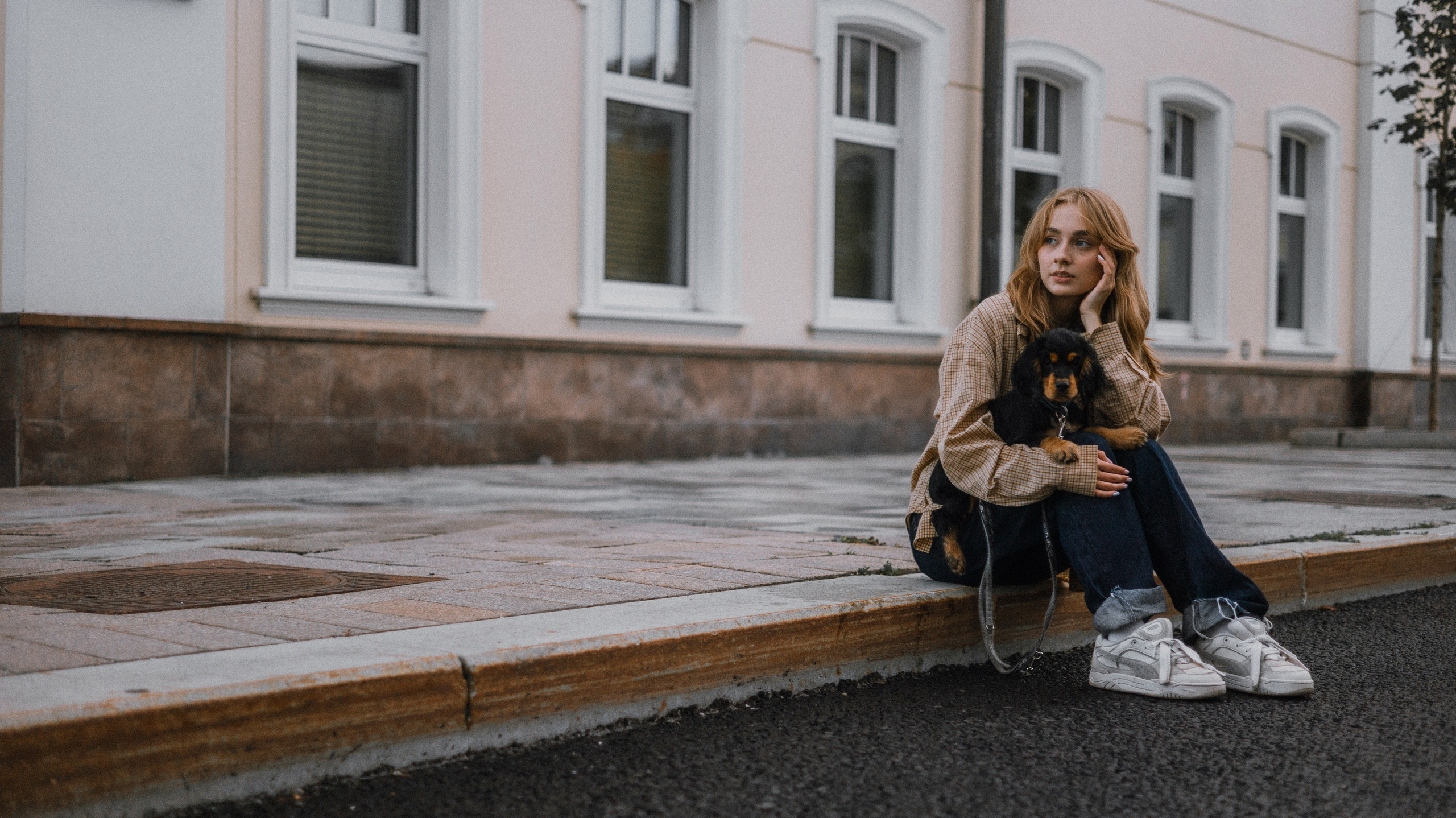 Аня и Ривер. Фотограф-анималист Богданова Полина