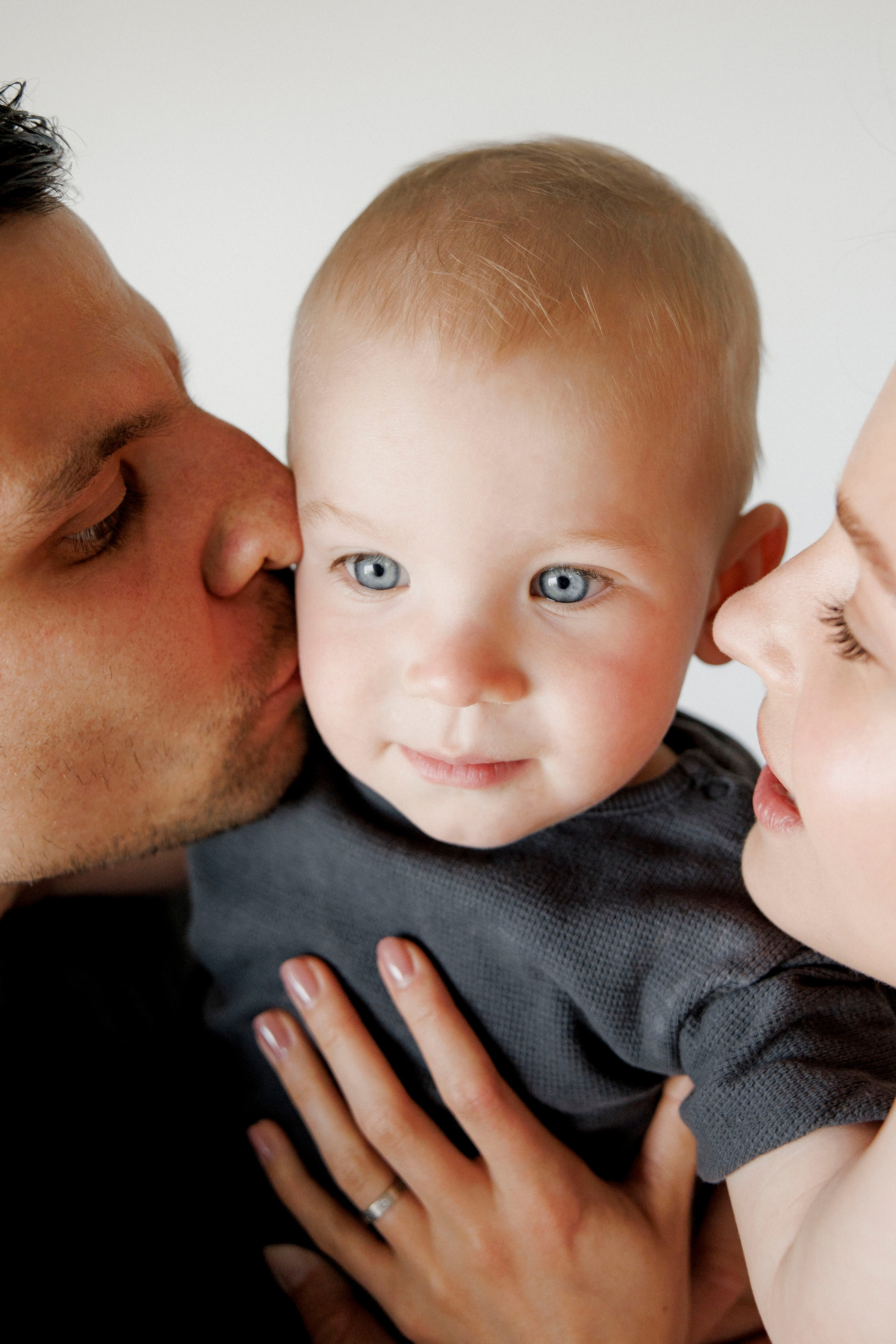 One year old at home. Wedding and family photographer