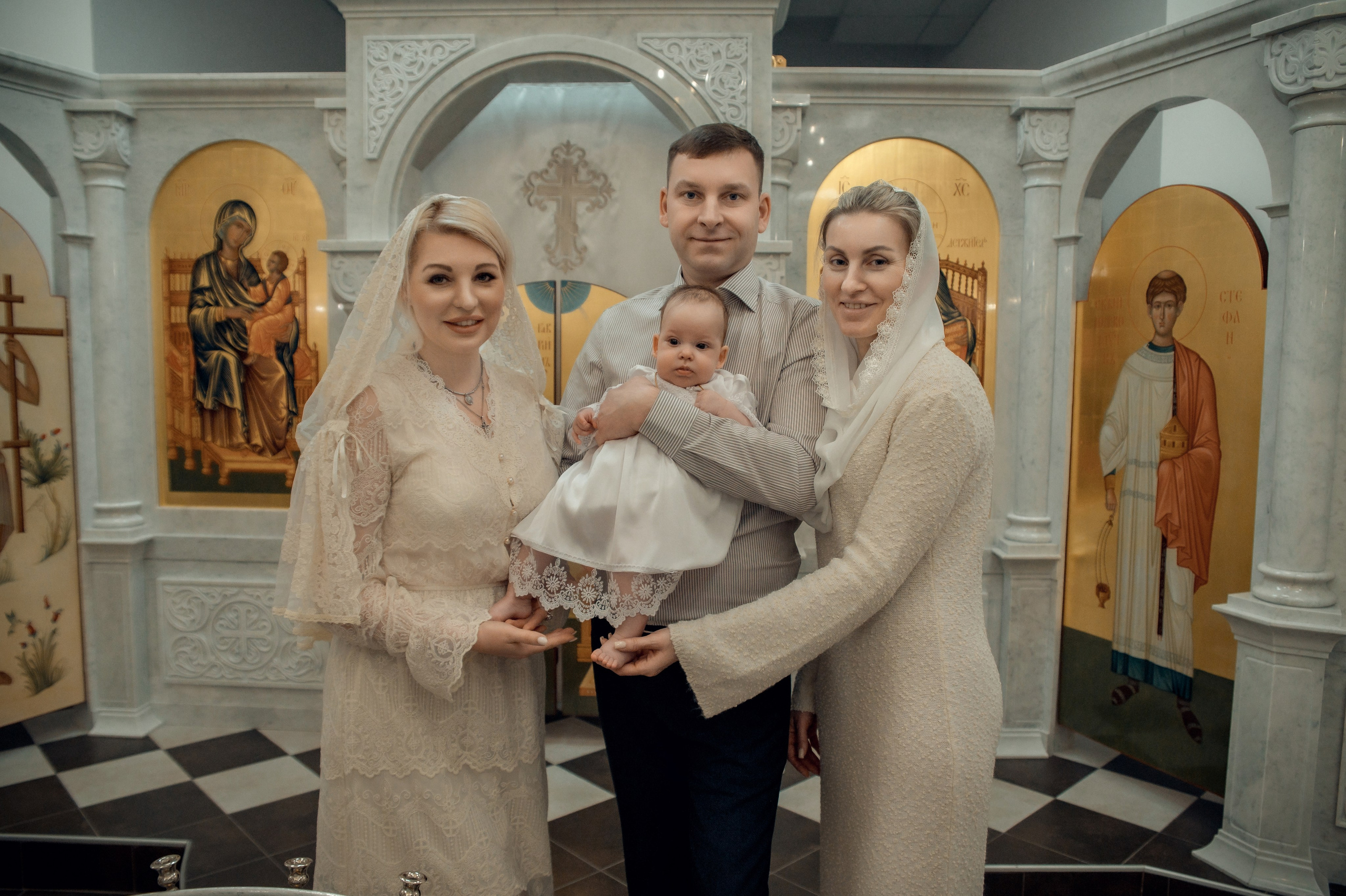 Таинство Крещения Натальи, Собор Александра Невского г. Волгоград. Церковный, семейный и репортажный фотограф Волгоград, Волжский