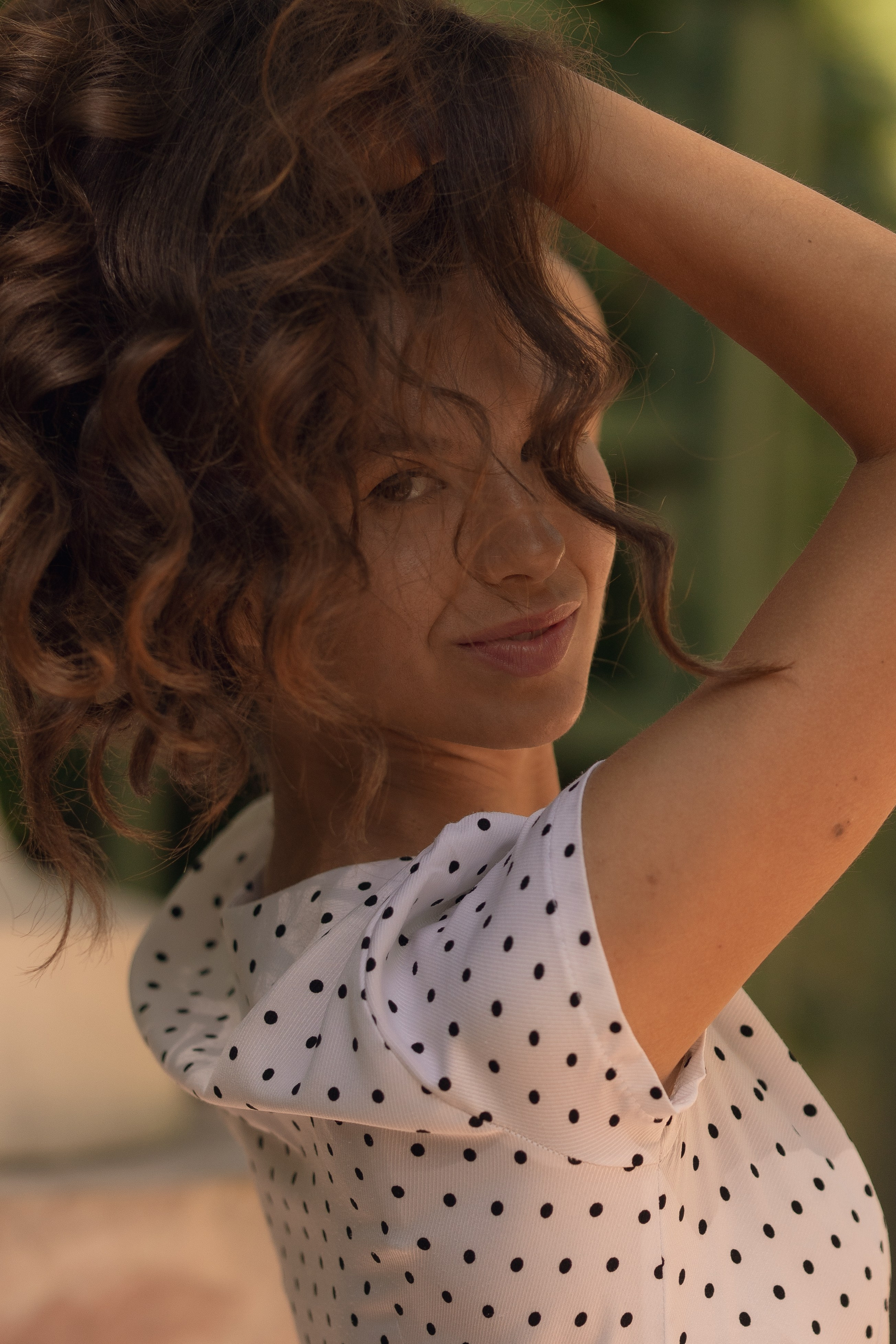 Виолетта в Летнем саду. Семейный и портретный фотограф в Санкт-Петербурге Татьяна Гримоть