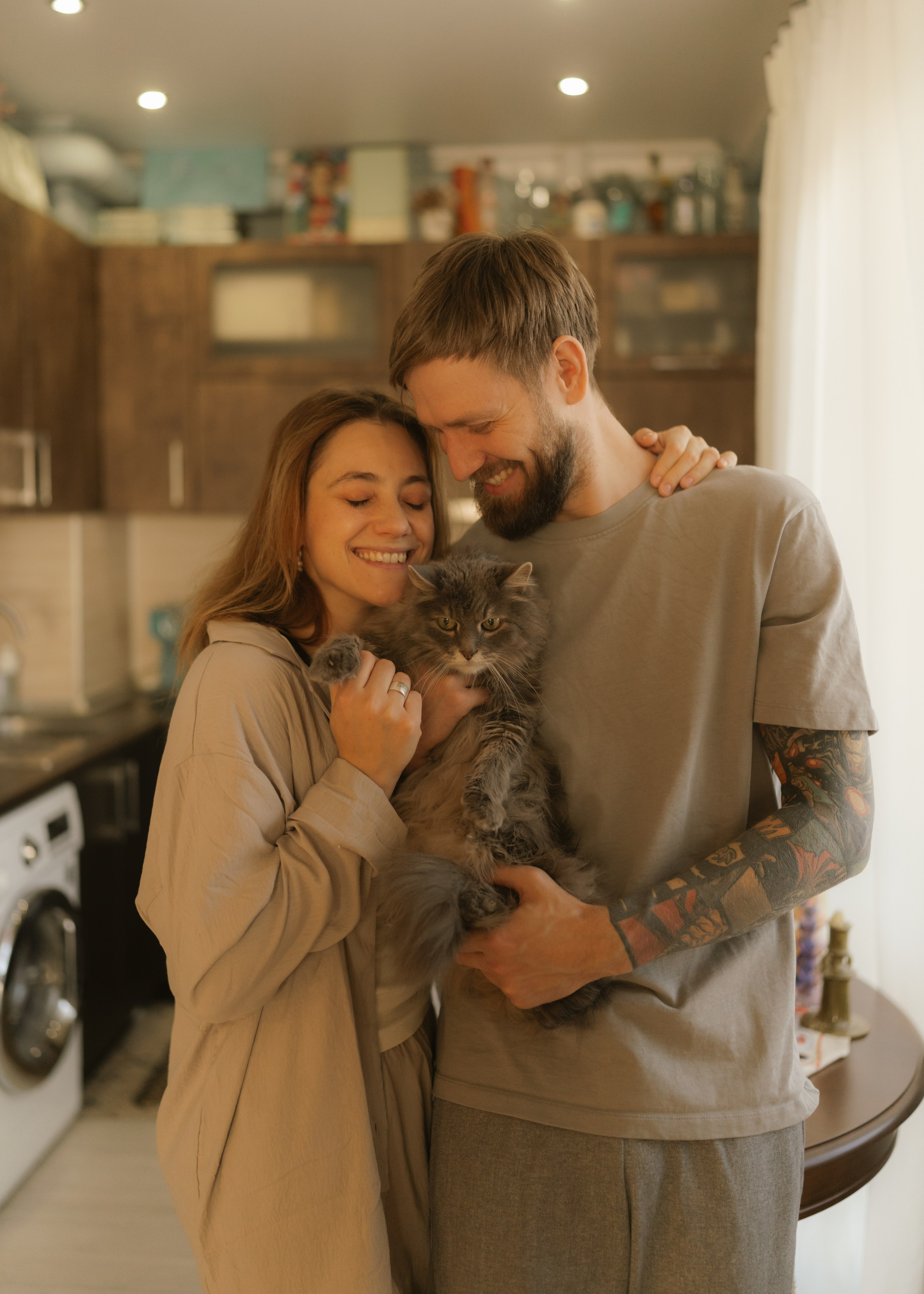 Катя и Андрей | домашняя. Фотограф в Новосибирске Диана Ильиных