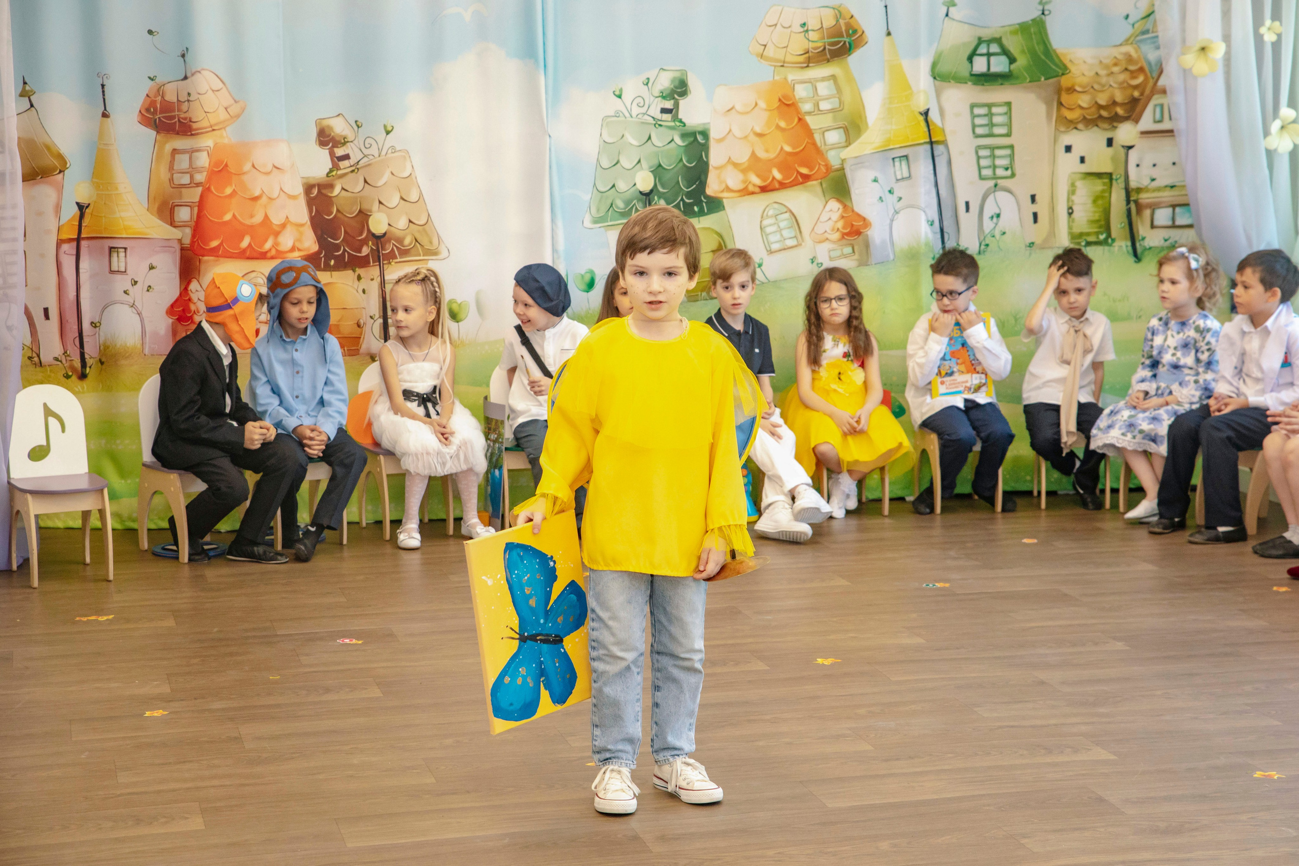 Выпускной в детском саду Маргаритка Курчатовская школа. Фотограф в Москве Яна Полосина