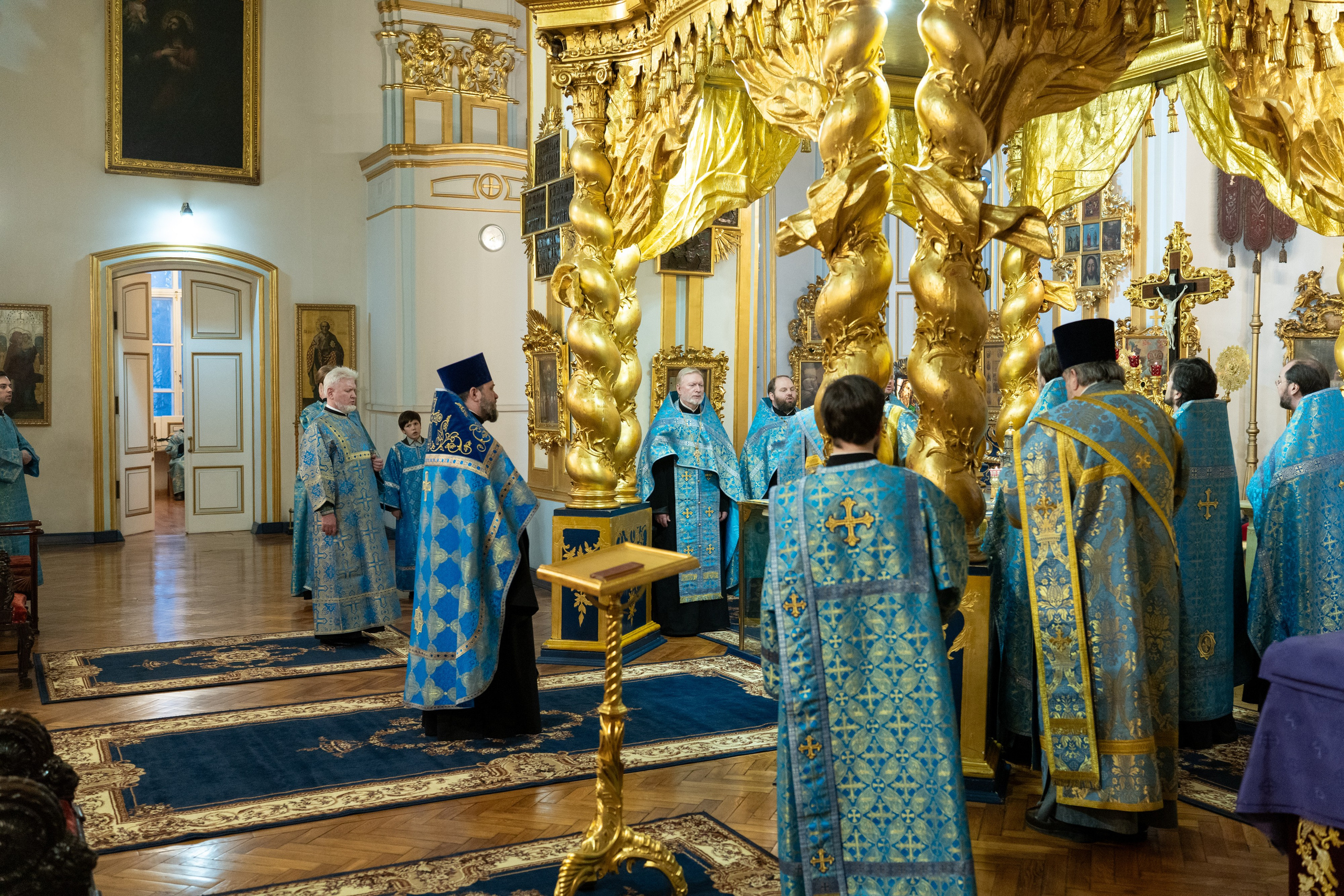 Утреня с акафистом Пресвятой Богородице. НИКОЛО-БОГОЯВЛЕНСКИЙ МОРСКОЙ СОБОР
