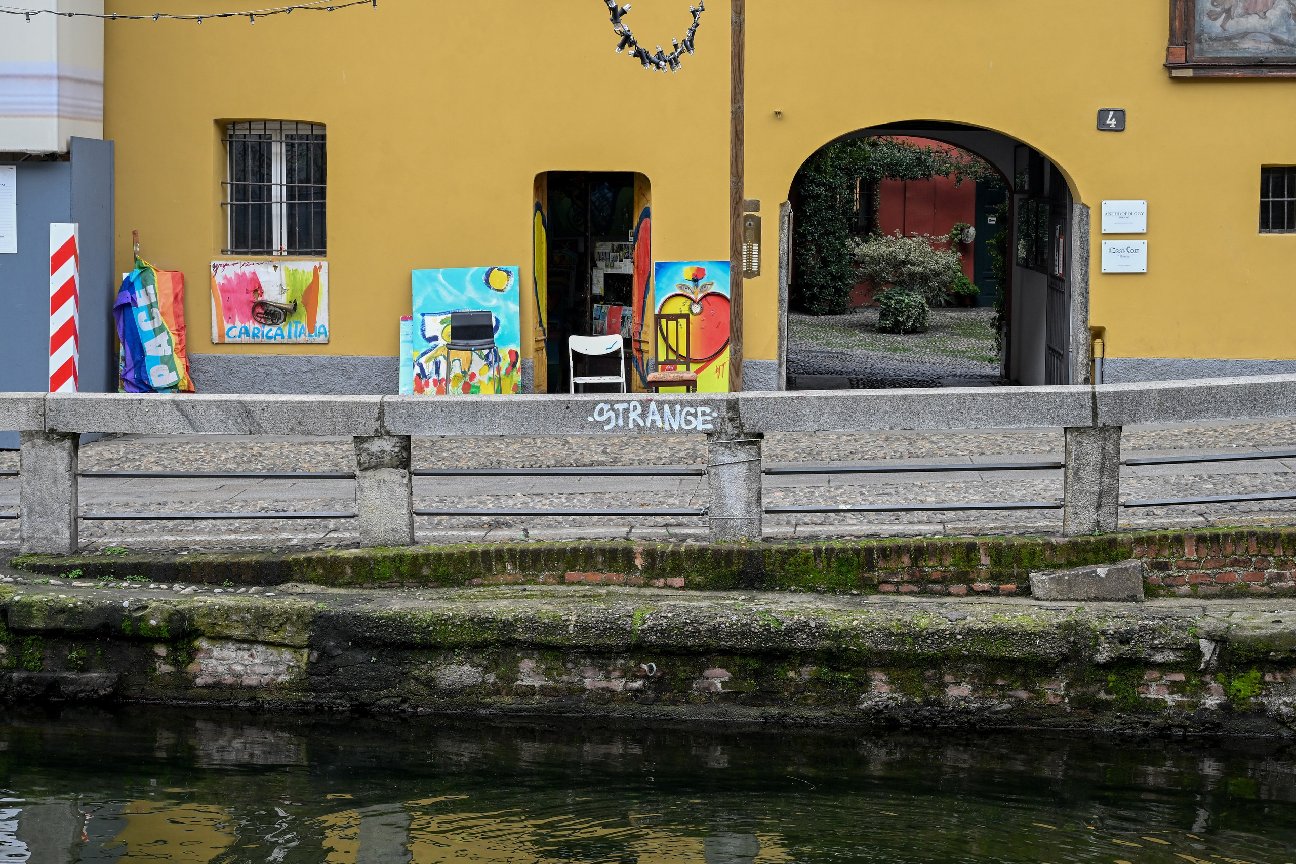 Milano: Navigli, City, Trams. Фотограф Минск