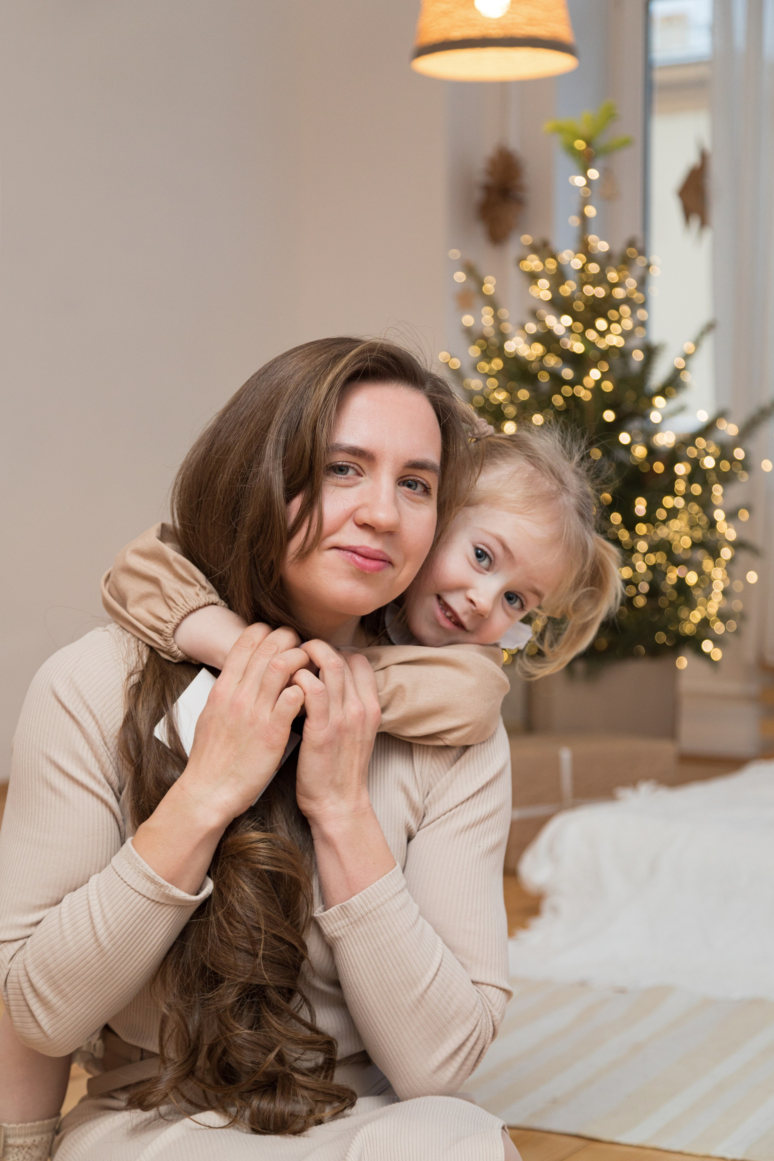 Семейная новогодняя студийная фотосессия. Детский и контент фотограф Надя Волкова Санкт-Петербург