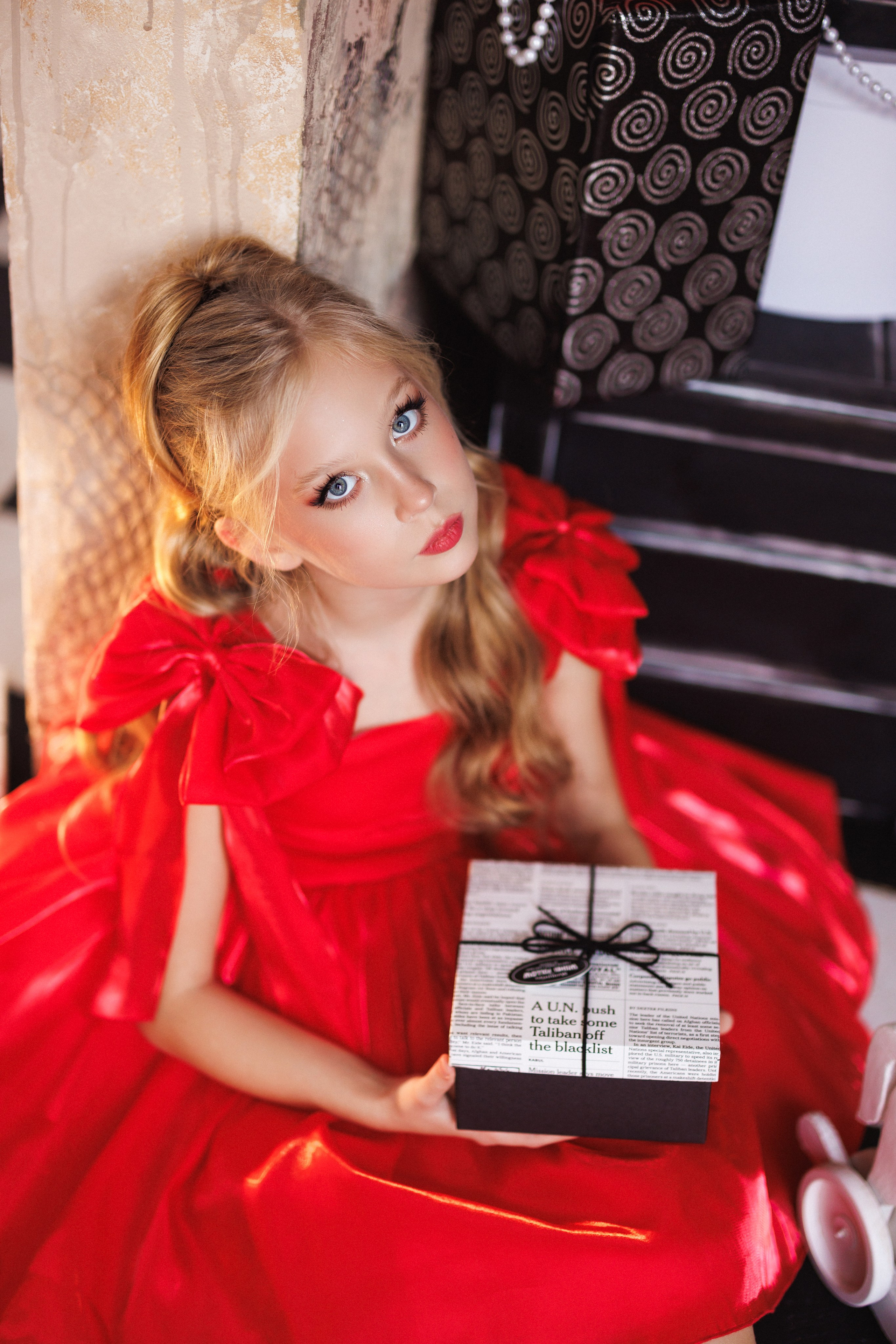 Сказочная новогодняя фотосессия с Сантой, город Краснодар. Семейный и детский фотограф в Краснодаре Анна Трашкова